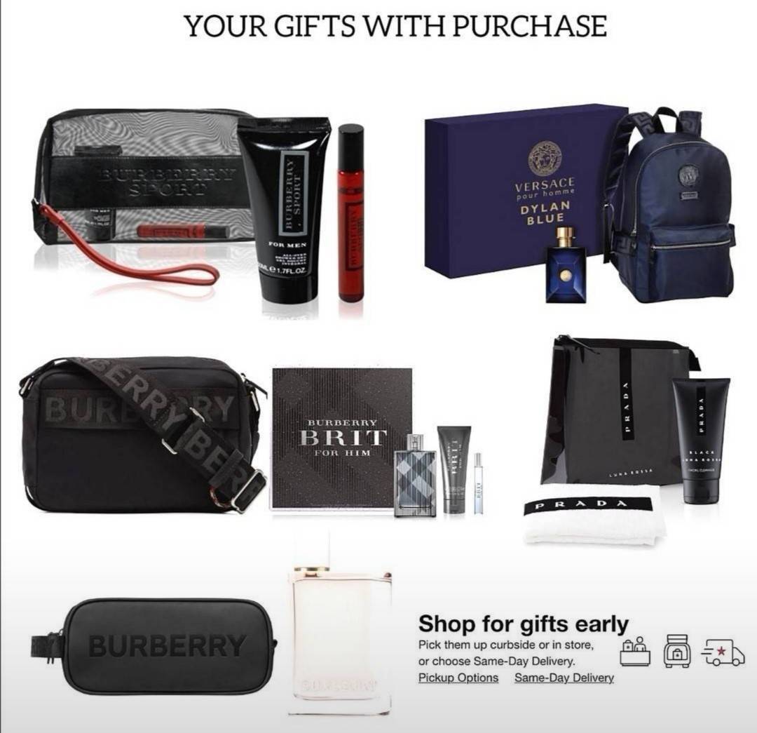 พรีเมี่ยมกิ๊ฟแท้ 100% BURBERRY FRAGRANCES BAG VIP GIFT WITH PURCHASE (GWP)