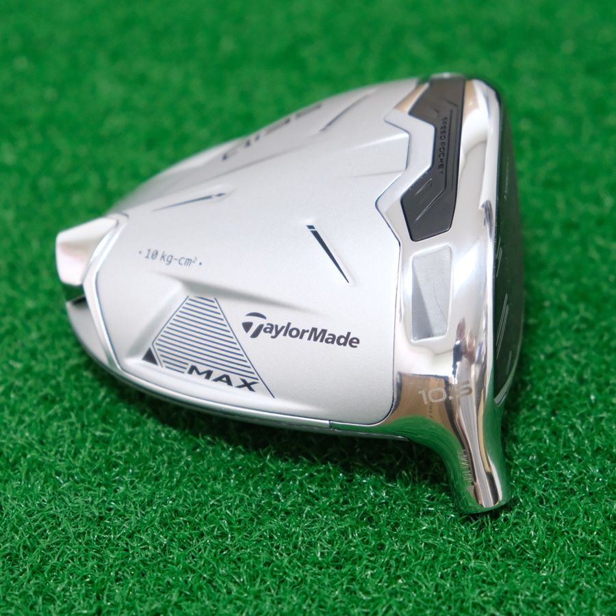 2025 TAYLORMADE QI35 MAX DESIGNER SERIES MATTE PLATINUM 10.5* DRIVER - HEAD ONLY + HEADCOVER