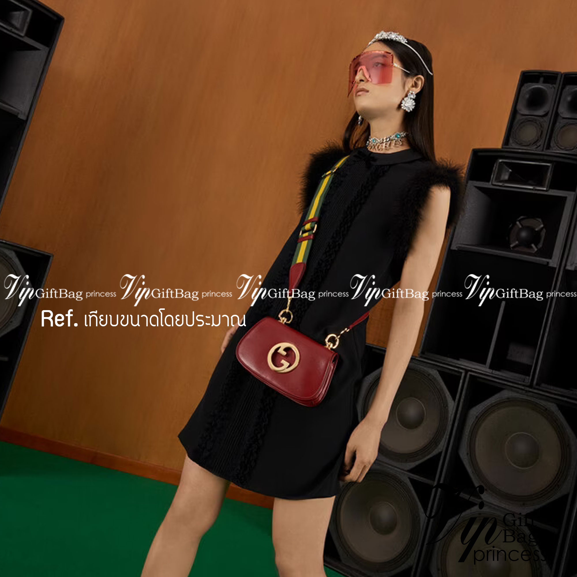 GUCCI Blondie mini bag เกรดเทพออริจินล หนังแท้ ภาพถ่ายจากงานขายจริง ใช้งานต่างประเทศได้ ผ่านทุก ตม