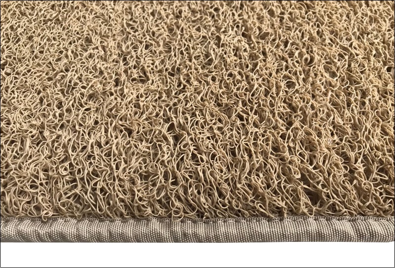 พรมดักฝุ่นไวนิล PORSCHE MACAN 2014-17 พรมดักฝุ่นในรถ ปอร์เช่ มาแคน สีครีม เข้ารูป 5ชิ้น