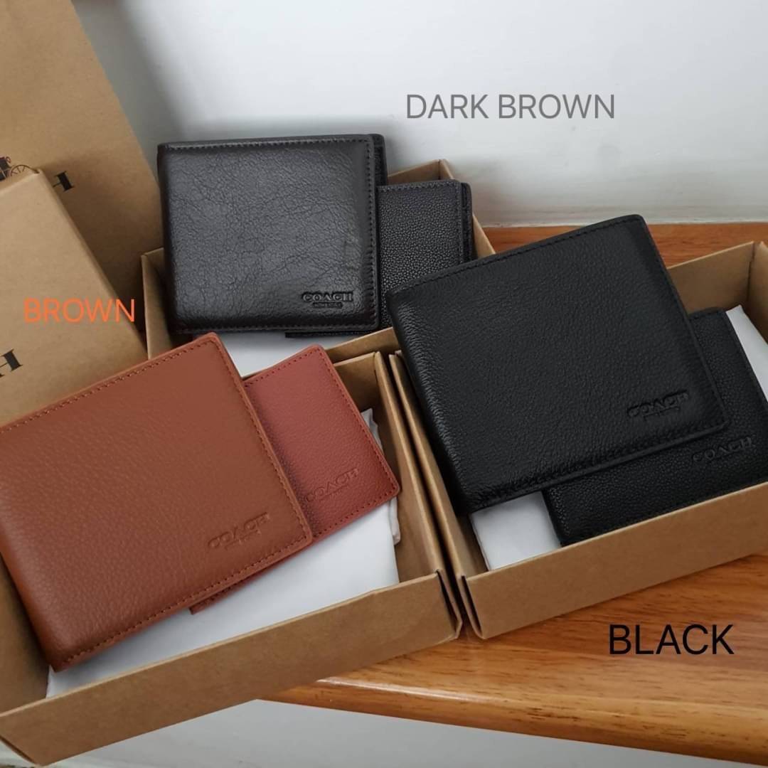 OUTLET 】พร้อมส่งเซ็ตสุดคุ้ม! มาครบ3สีขายดี เซ็ตกระเป๋าสตางค์+กระเป๋าที่ใส่บัตร แบรนด์ดังอย่าง COACH (FACTORY OUTLET) ที่มาพร้อม GIFT BOX สุดหรูอุปกรณ์ครบ! หนังลายและสีเดียวกันทั้งสองใบ ด้านในใส่บัตรได้หลายใบ พร้อมช่องใส่ธนบัตรอีกสองช่อง + ที่ใส่บัตรเพิ่ม(