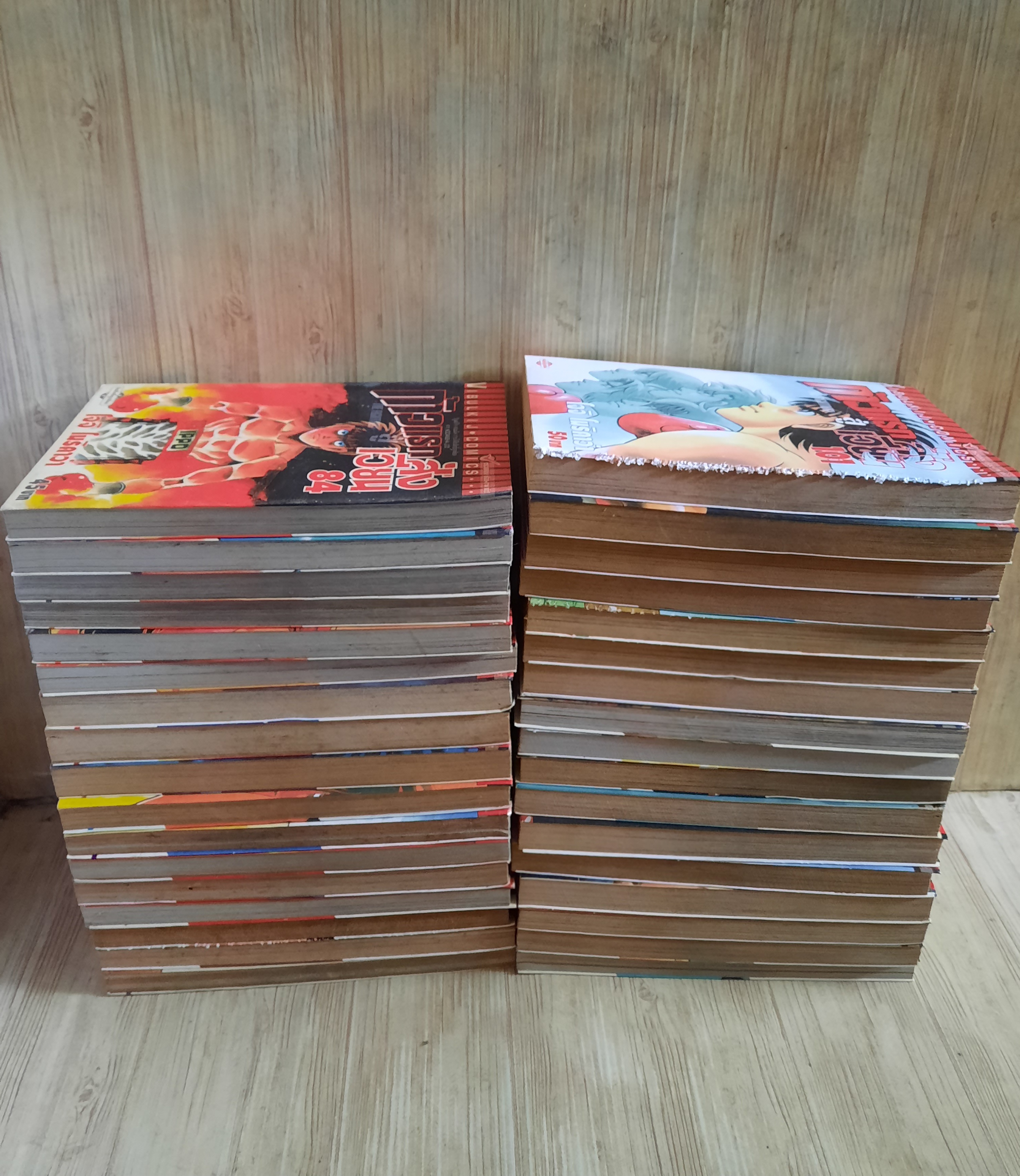 ก้าวแรกสู่สังเวียน ชุด เล่ม 63-101 (ขาดเล่ม 68,71,73,77,79) โจจิ โนริคาว่า เขียน (สภาพสะสม)