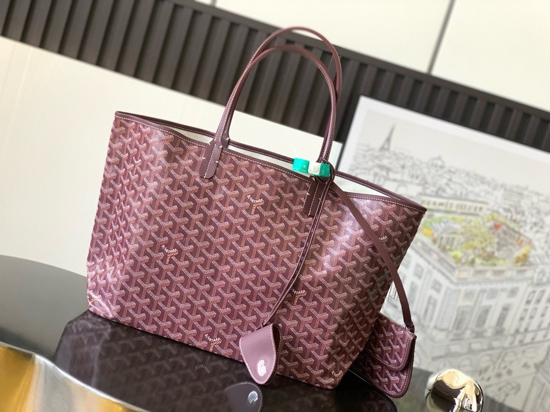 GOYARD PM TOTE BAG กระเป๋าทรงโท้ทใบใหญ่ หนังแท้สวยเป๊ะ เกรดท็อปออริ สลับแท้ 1:1 เกรดดีสุด ใช้ต่างประเทศได้ ผ่านทุก ตม.