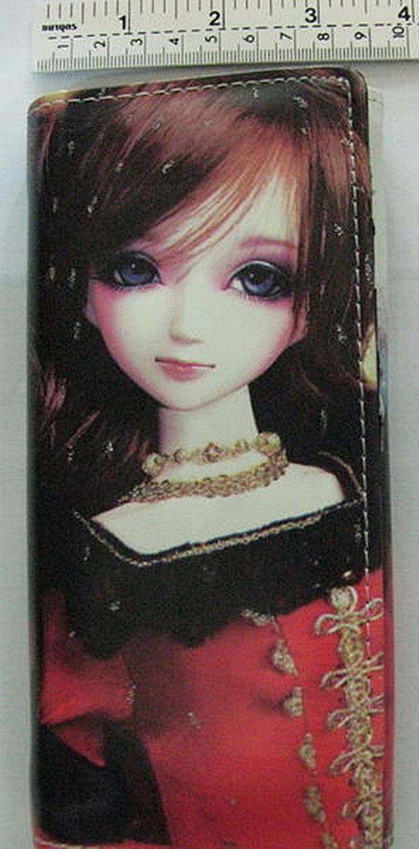 กระเป๋าสตางค์สีแดงลายการ์ตูนเกาหลีค่ะ