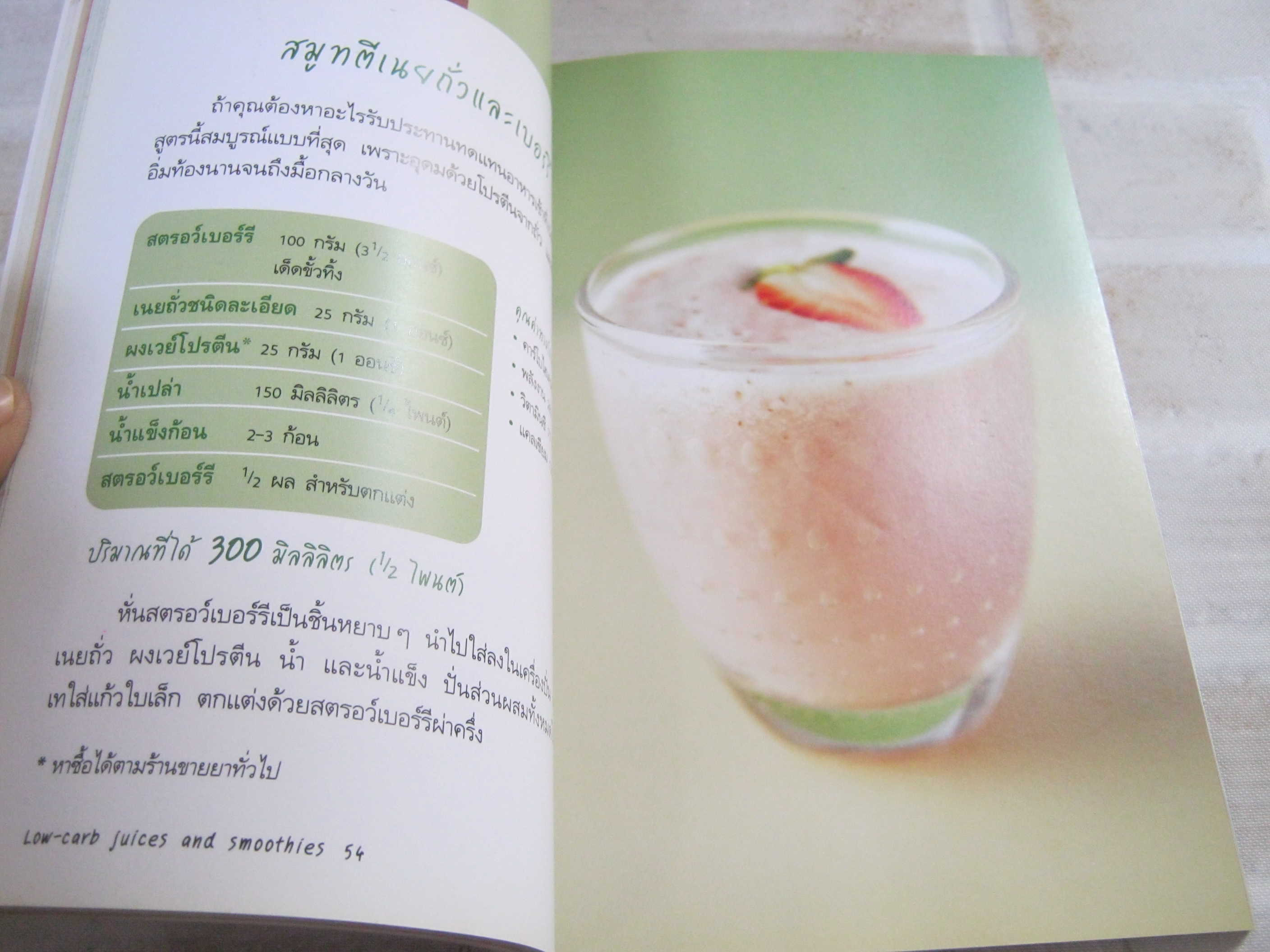 น้ำผักผลไม้ สูตรคาร์โบไฮเดรตตต่ำ Amanda Cross เขียน ปรียาธร พิทักษ์วรรัตน์และสุพิตา วรุณนิติกุล แปล