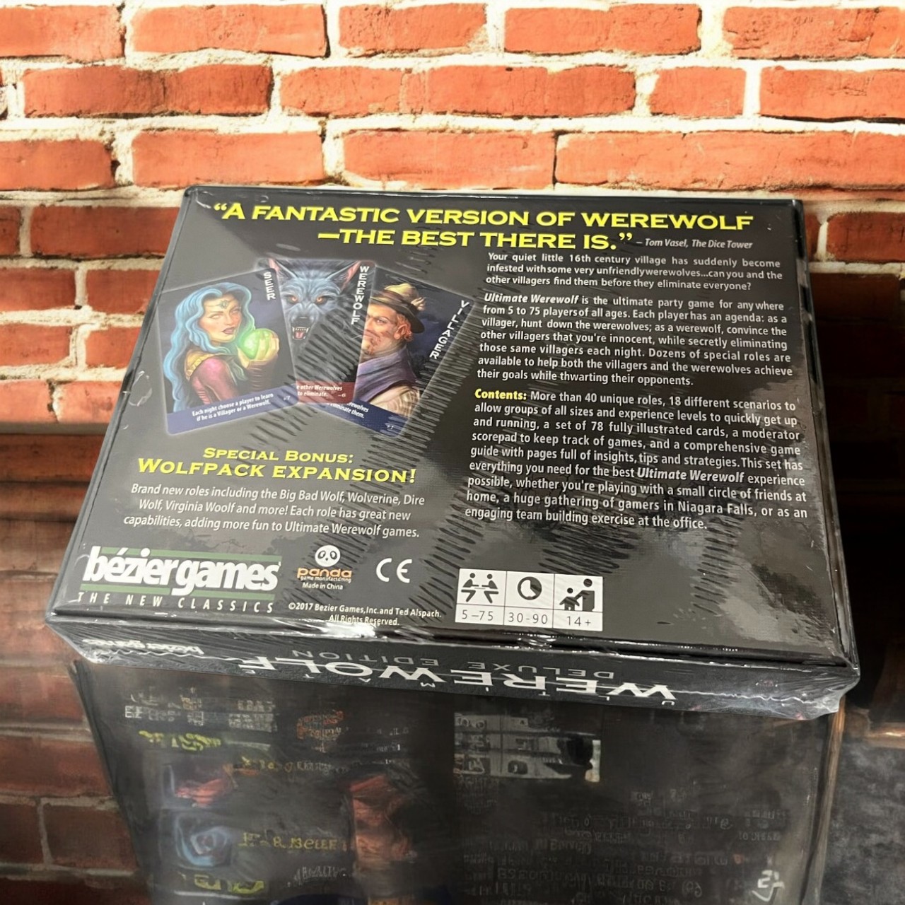 การ์ดเกมมนุษย์หมาป่าฉบับภาษาอังกฤษ (Ultimate Werewolf Deluxe Edition) เกรดA
