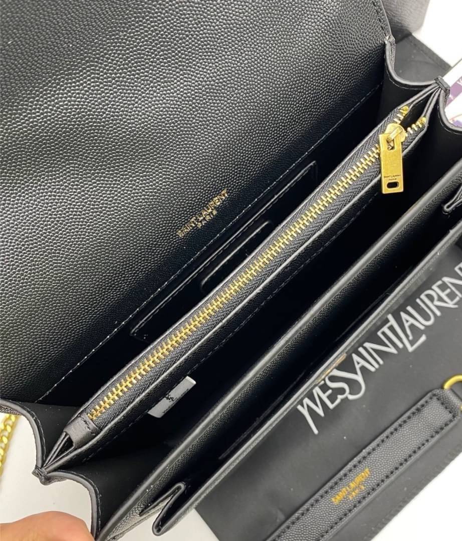 YSL SAINT LAURENT SUNSET MEDIUM IN SMOOTH LEATHER