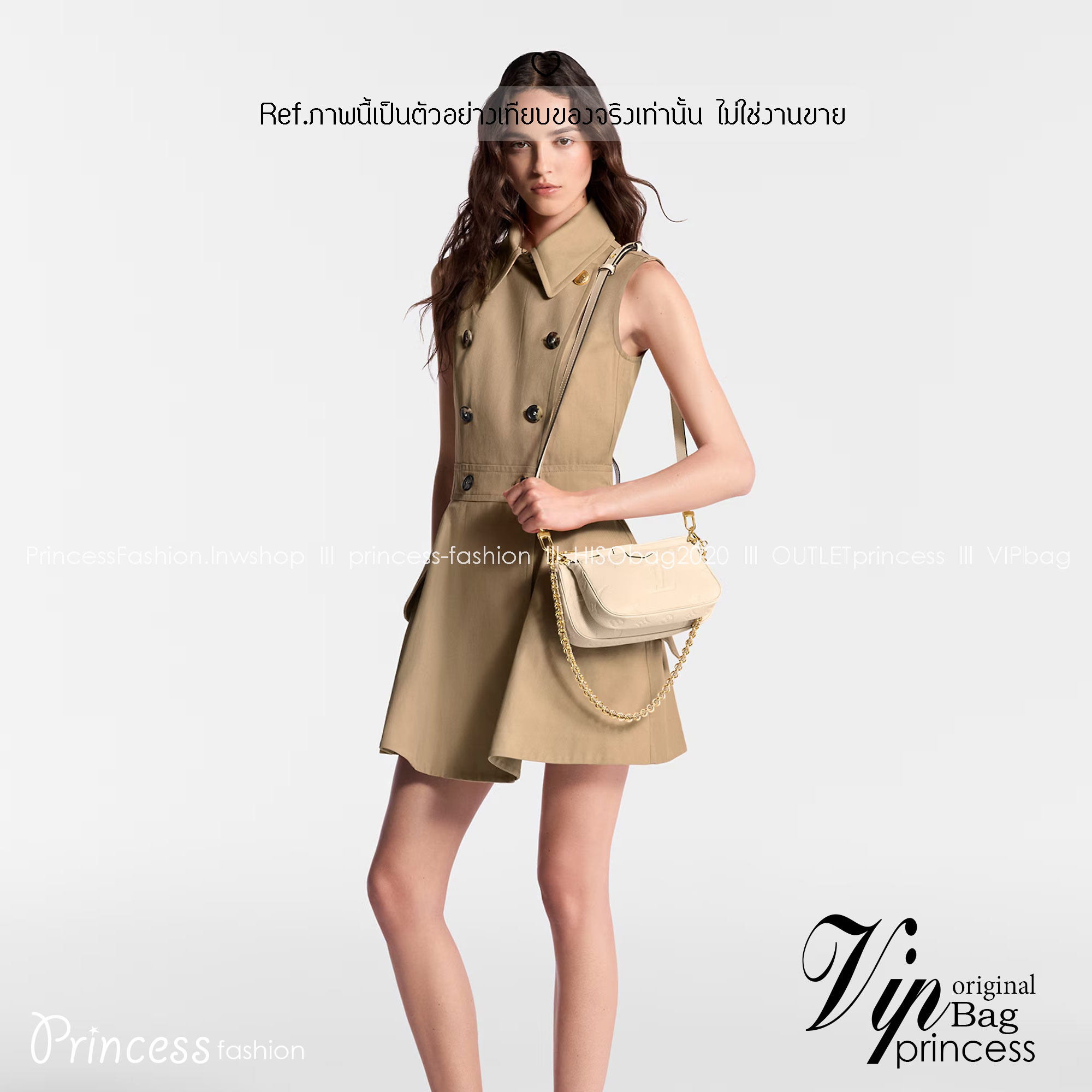 LV Multi Pochette Accessoires Bag กระเป๋าทรงพอช รุ่นใหม่ล่าสุด งานหนังแท้ สวยงามเลอค่า ตามแบบฉบับแบรนด์ ปั้มลายคมชัด มาเป็นเซ็ท 2 ใบ ใช้งานง่าย