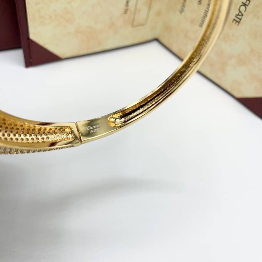 Cartier Double Head Leopard Diamond Bracelet / Cartier Bracelet พร้อมส่งที่ไทย กำไลข้อมือคาเทียร์ วัสดุโลหะเคลือบสีทองคุณภาพ **เกรดออริจินอล 1:1 สลับแท้