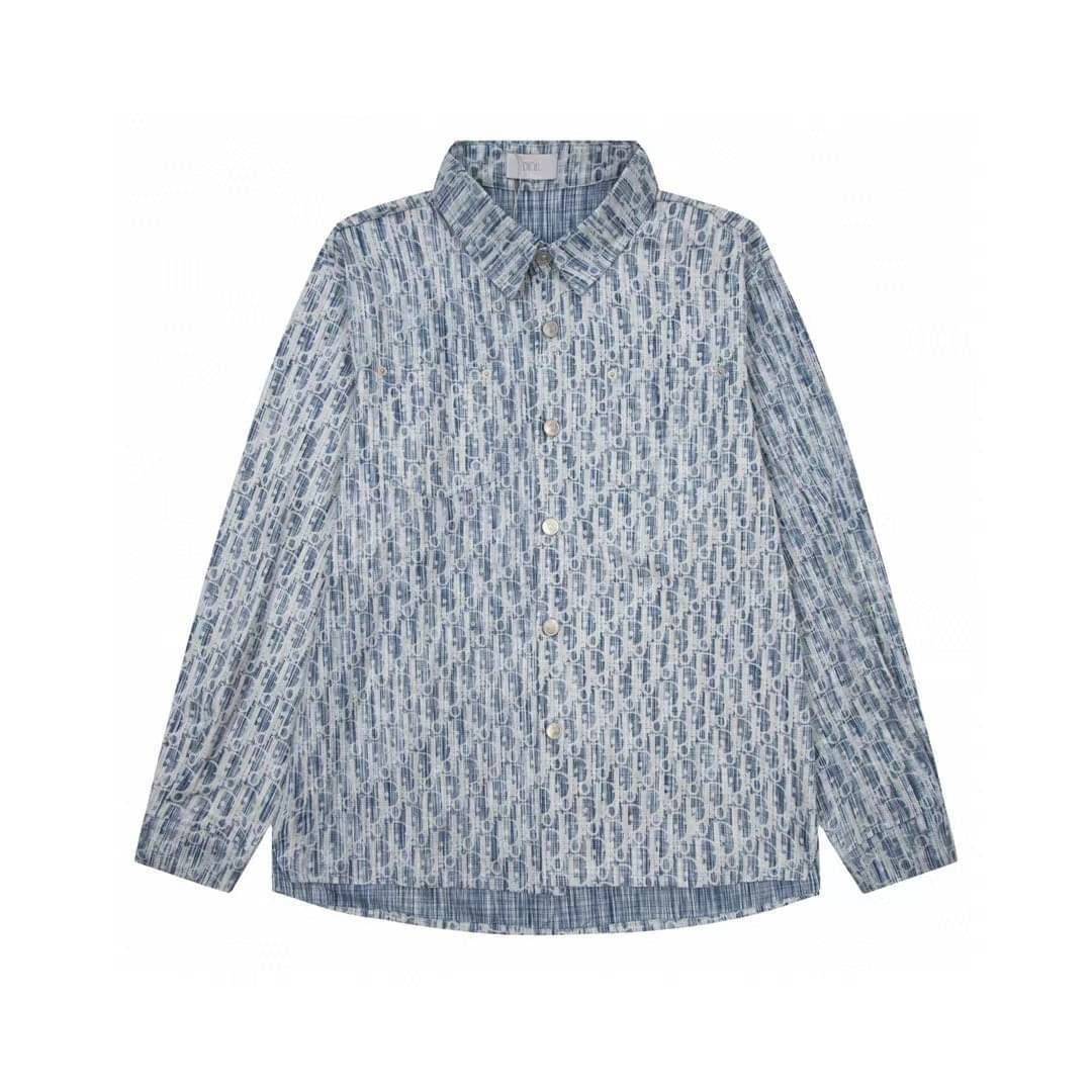 Dior Monogram Shirt / Dior shirt เกรดออริจินอล มีป้ายแท็กที่คอเสื้อ ใส่ได้ทั้งผู้หญิงผู้ชาย พร้อมส่งที่ไทย ภาพสินค้าถ่ายจากงานขายจริง ใช้งานต่างประเทศได้