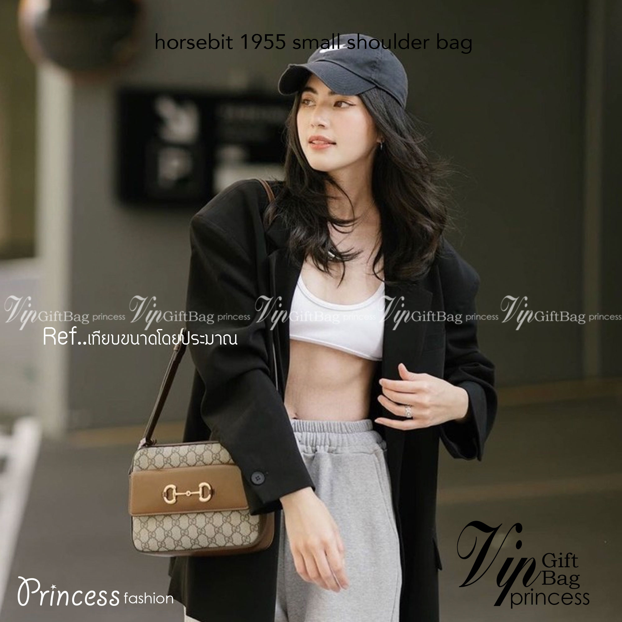 GUCCI horsebit 1955 small shoulder bag กระเป๋าสะพายทรงกล่องคลาสสิกมาพร้อมรายละเอียดที่น่าค้นหา ดูหรูหรา สามารถใช้งานได้หลากหลายโอกาส เป็นเพื่อนคู่ใจในวันสบายๆ หรือออกงานเป็นทางการ ไม่ควรพลาดเลยค่ะ