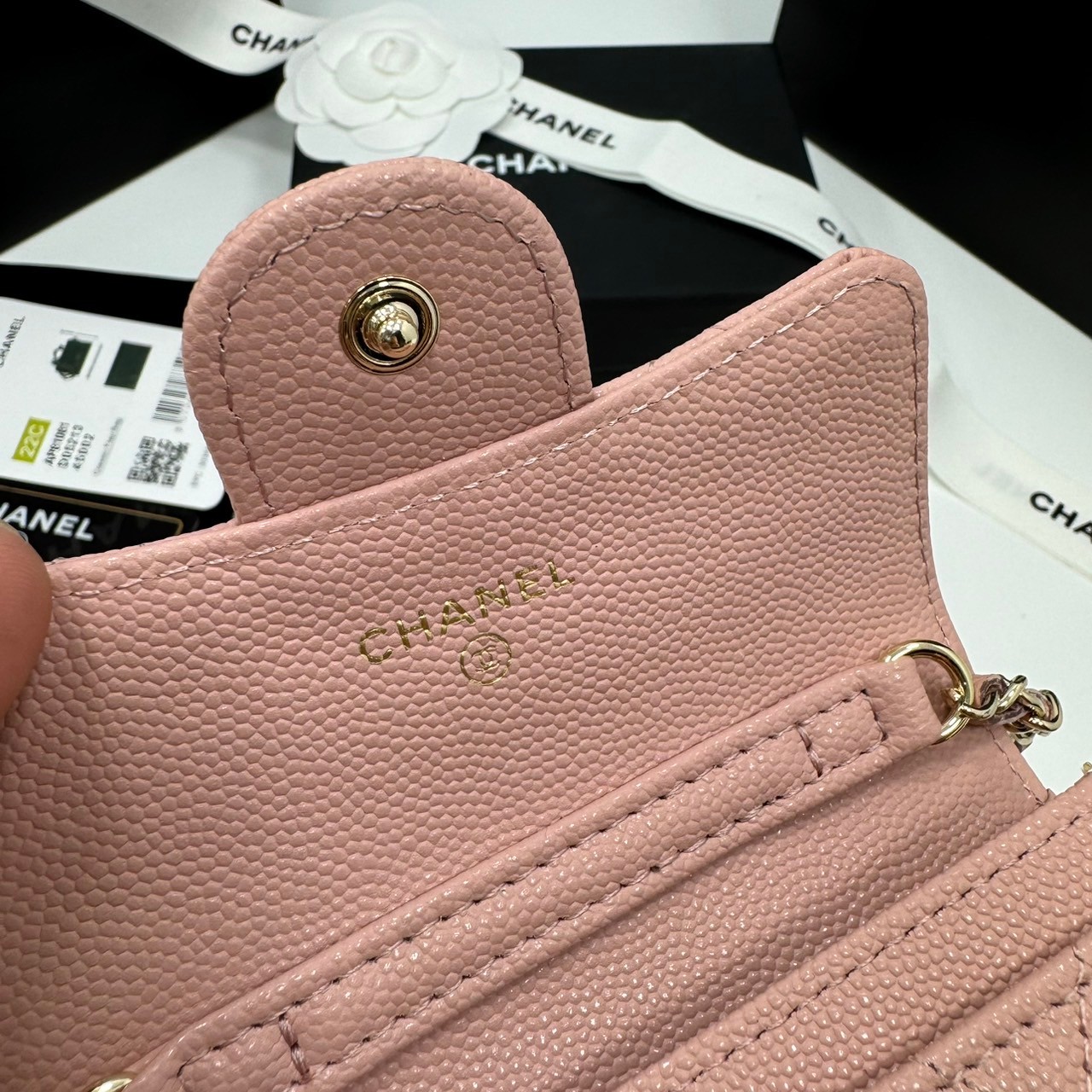 CHANEL mini wallet on chain crossbody กระเป๋าสตางค์พร้อมสายสะพายไซส์มินิ เกรดออริ 1:1 ใช้งานต่างประเทศได้ ภาพถ่ายจากงานขายจริง
