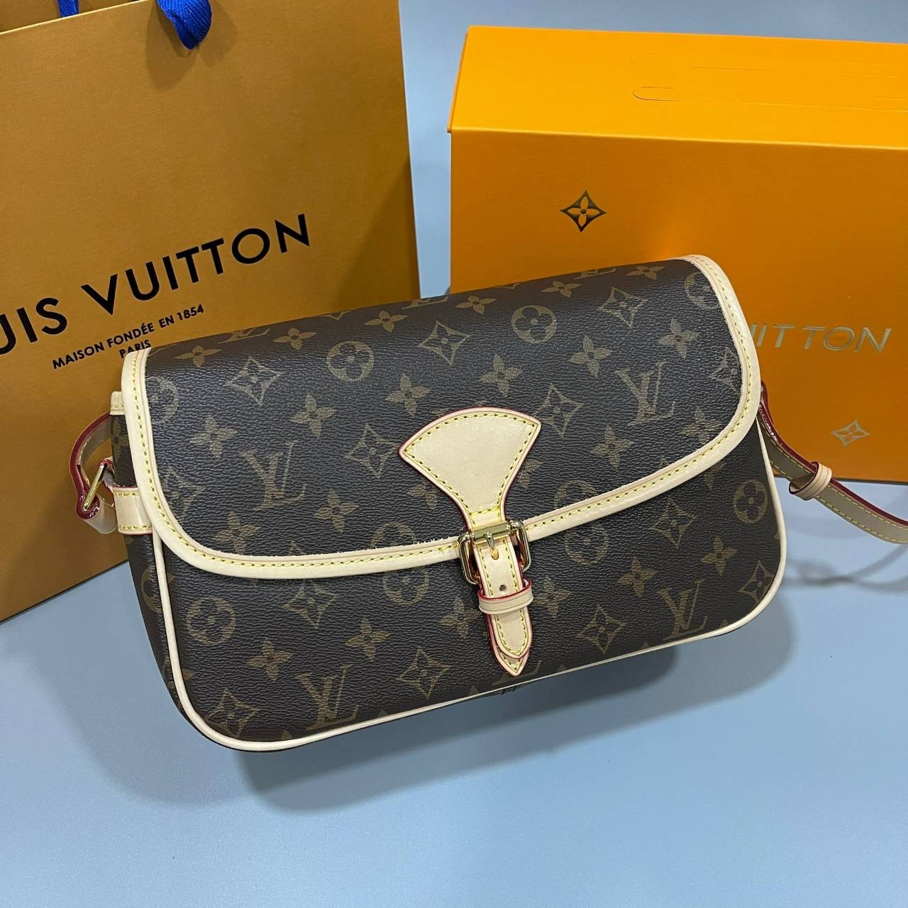 หนังแท้ LOUIS VUITTON Monogram Sologne Bag พร้อมส่งที่ไทย เกรดใช้งานต่างประเทศได้