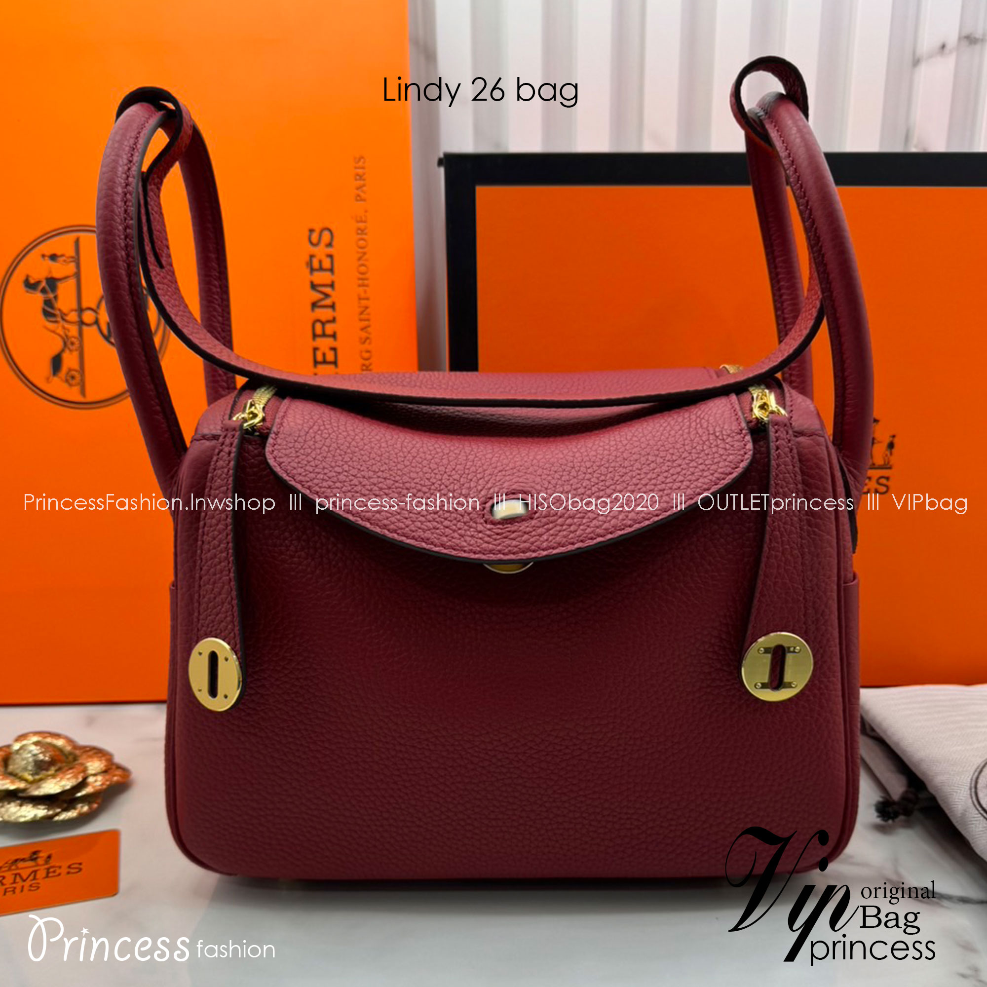 พร้อมส่ง 15 สี HERMES Lindy 26 bag กระเป๋าทรงโท้ทหนังสวยอย่างดี เอกลักษณ์ของความเรียบหรูไฮคลาสอย่างสมบูรณ์แบบ เกรดออริ สลับแท้ งานสวยตามรูป ใช้งานต่างประเทศได้