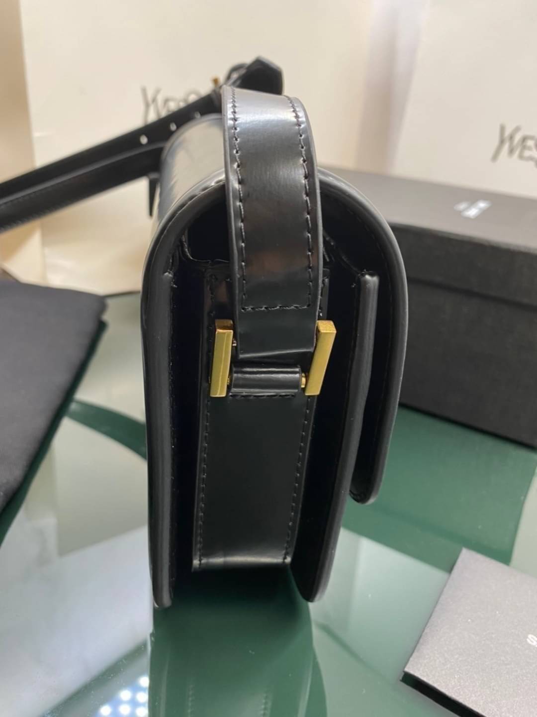 VIP GIFT 】หนังแท้ YSL SAINT LAURENT Saint Laurent small Solferino satchel crossbody bag