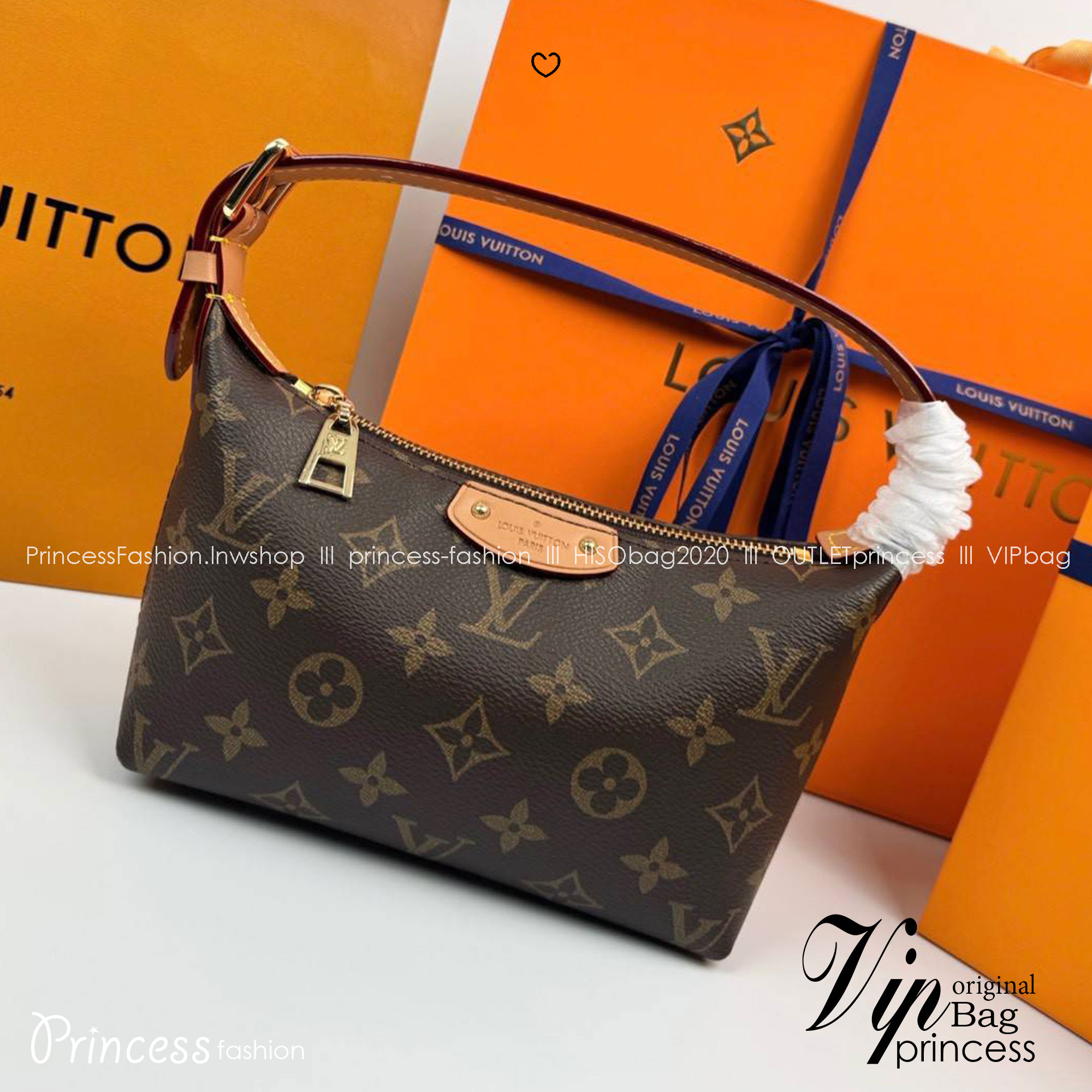 ORI หนังแท้ | LV hills pochette monogram bag กระเป๋าทรงพอช รูปทรงใหม่ใช้งานง่าย กะทัดรัด ไอเท็มจากคอลเลคชั่นประจำฤดูกาล Fall-Winter ยกระดับความงามด้วยขอบหนังและฮาร์ดแวร์สีทอง