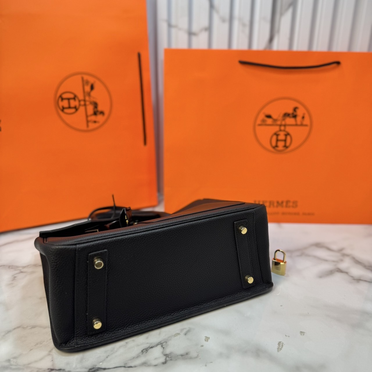 ORI หนังแท้ | Hermes Birkin Desordre 30 Bag กระเป๋าสะพายดีไซน์ใหม่ หรูหรา