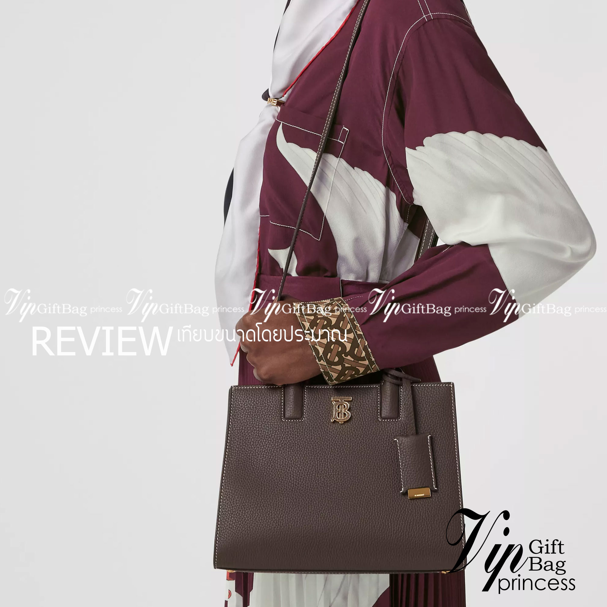 VIP 🥂 Burberry Mini Leather Frances Bag / Burberry shoulder bag กระเป๋าสะพายทรงtote หน้าติดอะไหล่แบรนด์สีทองหรู งานจริงสวยเลอค่ามากๆไม่ผิดหวัง Rare items เด็ดๆแบบนี้ห้ามพลาดนะคะ!