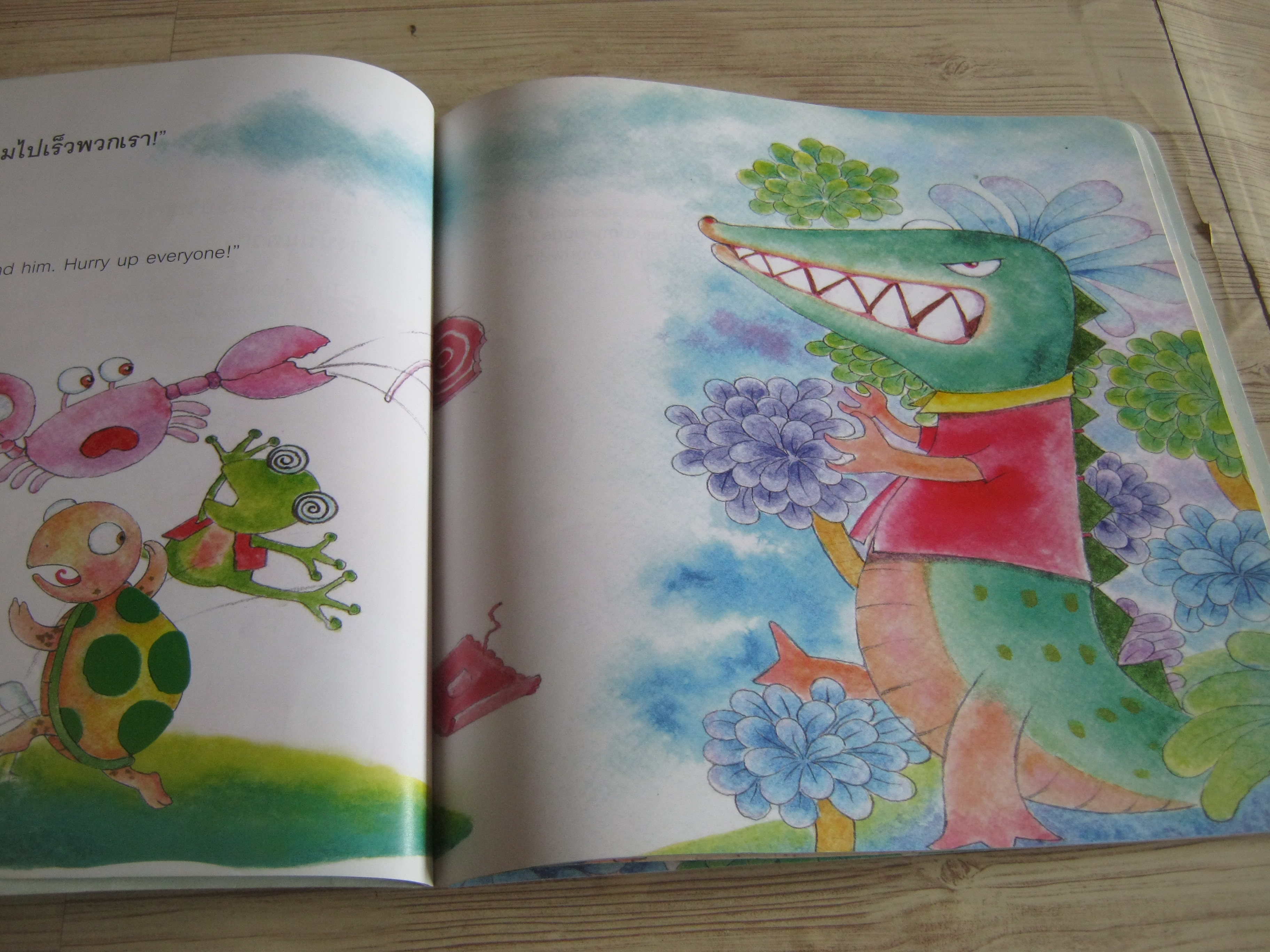 นิทานสองภาษา ไทย-อังกฤษ แม่เต่าขี้ลืม พิศิษฐ์ รัตนวงศ์ เรื่องและภาพ