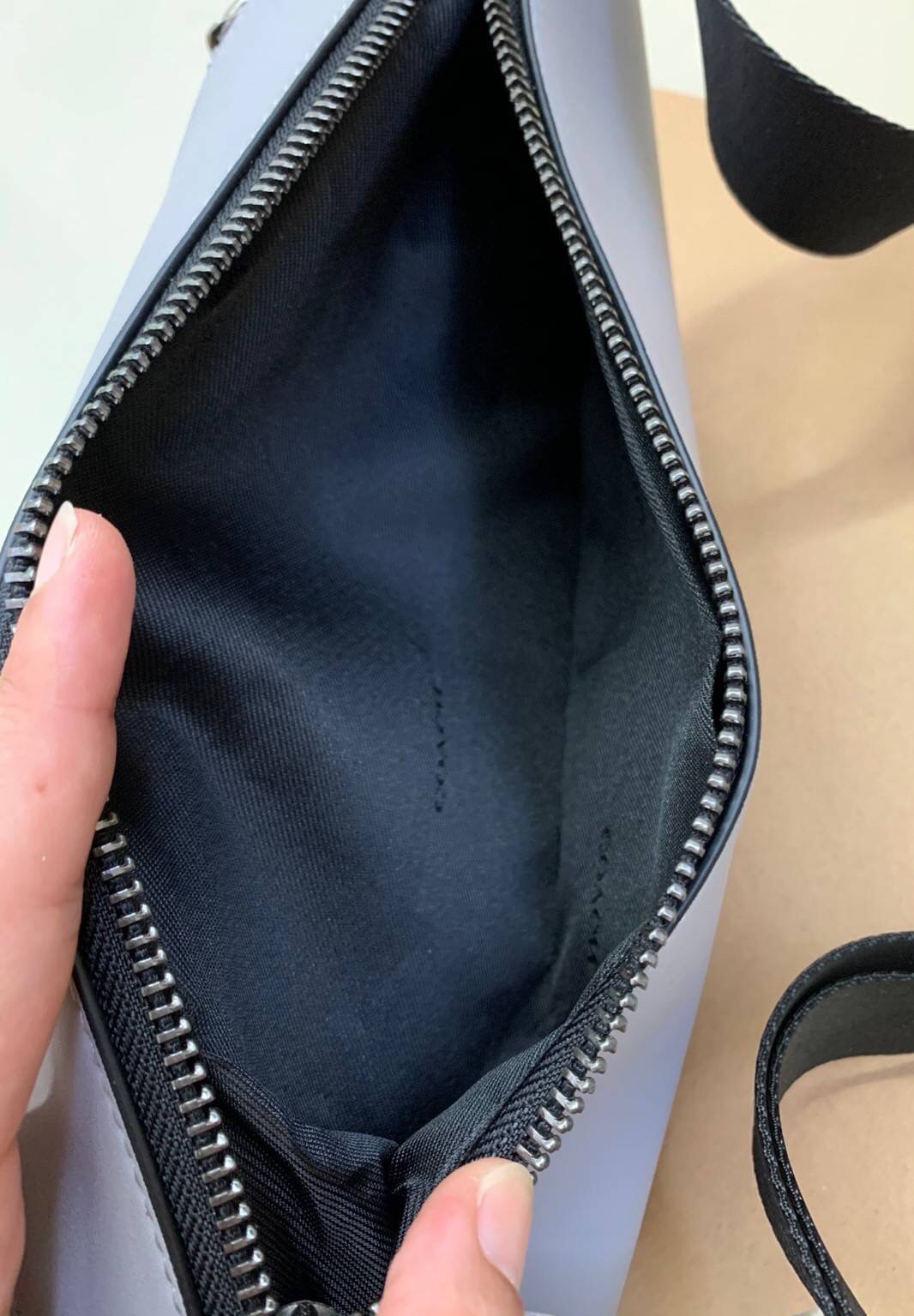 OUTTLET 】COACH RIVINGTON BELT BAG IN REFLECTIVE SIGNATURE LEATHER (78899)