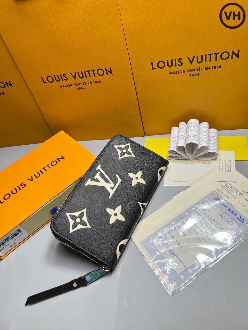 ORI หนังแท้ | LV Zippy wallet two-tone Monogram Empreinte leather / LV Long Wallet กระเป๋าสตางค์ใบยาวซิปรอบ กระเป๋าสตางค์ผู้หญิง