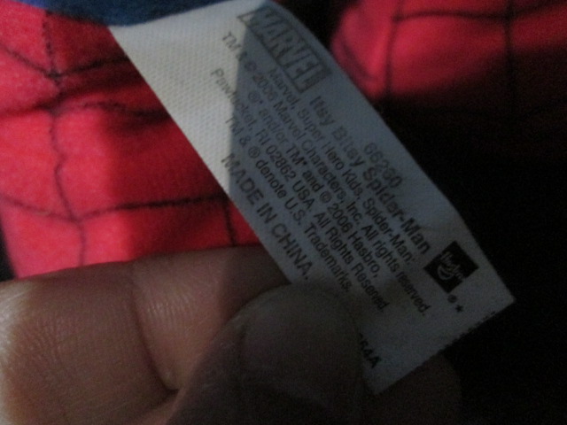 Hasbro - Itsy Bitsy Interactive Spider-Man Plush Doll ของเล่นมือสอง