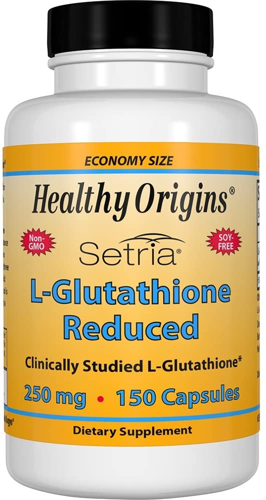 Healthy Origins Setria L-Glutathione Reduced 250 mg 150 Capsules
