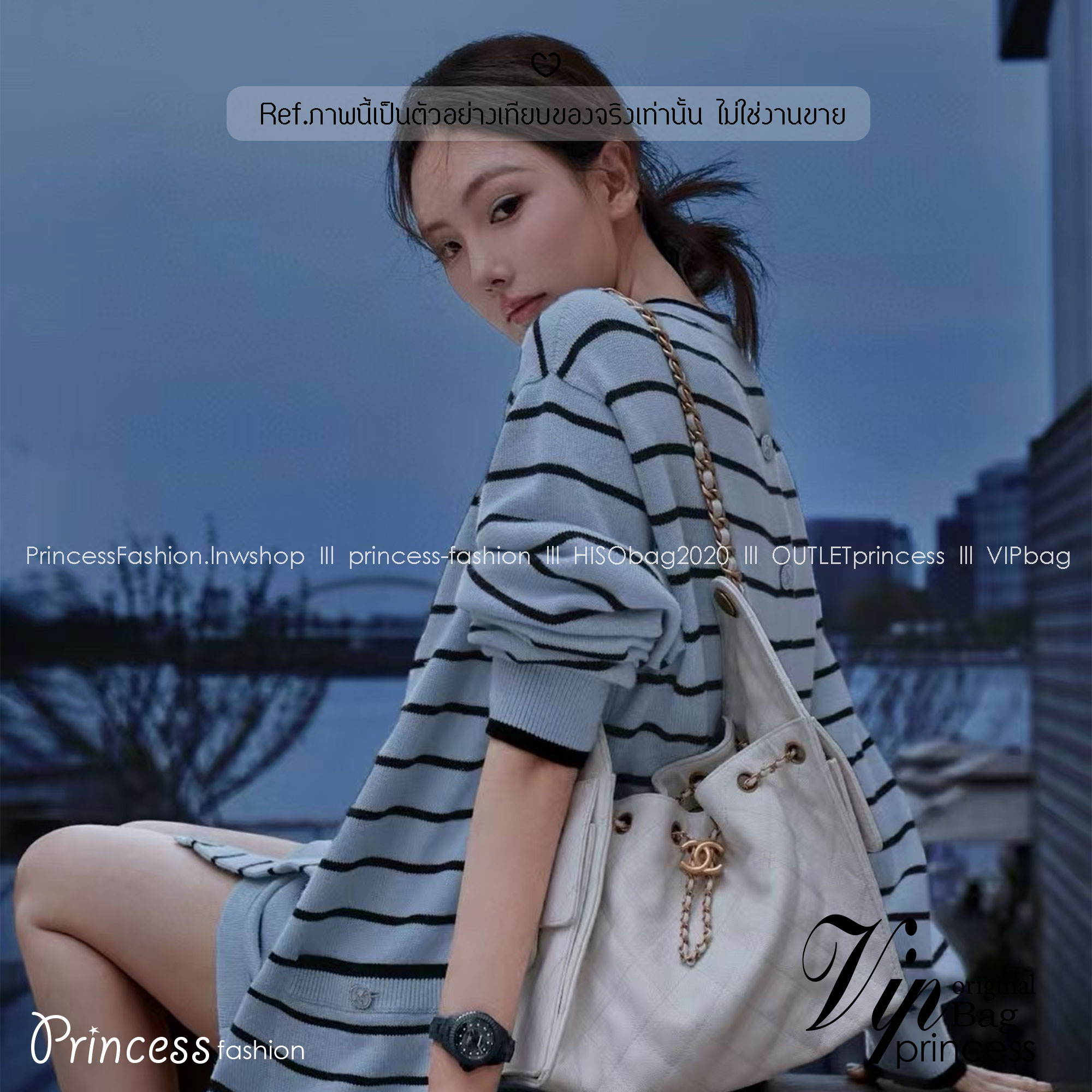 ORI หนังแท้ | 25cm CHANEL 25 Small Handbag Spring-Summer 2025 กระเป๋าสะพายรุ่นใหม่สุดฮอตแห่งปี หนังแท้ลายเกรน ที่สุดแห่งความไอคอนิก มาพร้อมใบเล็ก อะไหล่สีทองสวยหรู