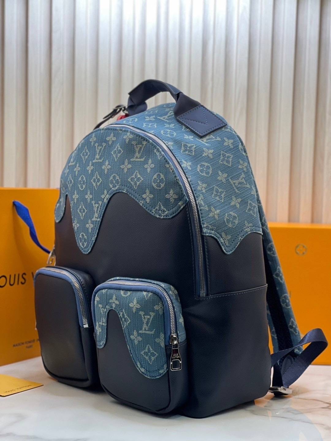 ORI หนังแท้ | LV x Nigo Multipocket Backpack กระเป๋าเป้รุ่นลิมิเต็ด งานหนังแท้และเดนิมลายโมโนแกรม สวยเท่คลาสสิกในใบเดียว