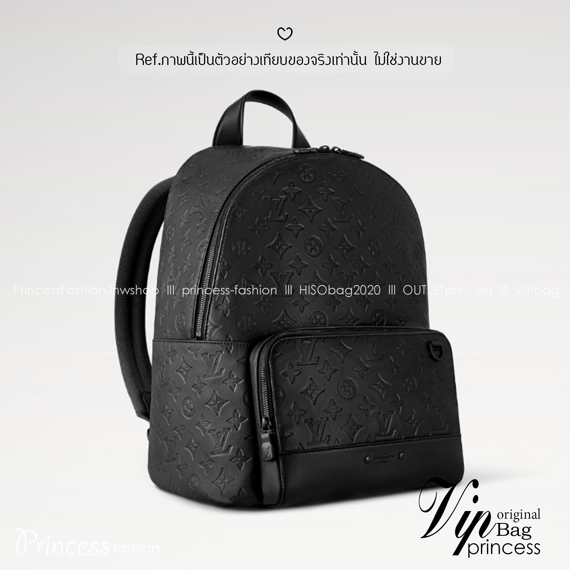 LV Racer Backpack กระเป๋าเป้สะพายหลัง รุ่นนี้สะท้อนถึงความสปอร์ตและเทห์ด้วยหนัง Monogram Shadow หนังแท้เนื้อนุ่มสีดำสง่างาม