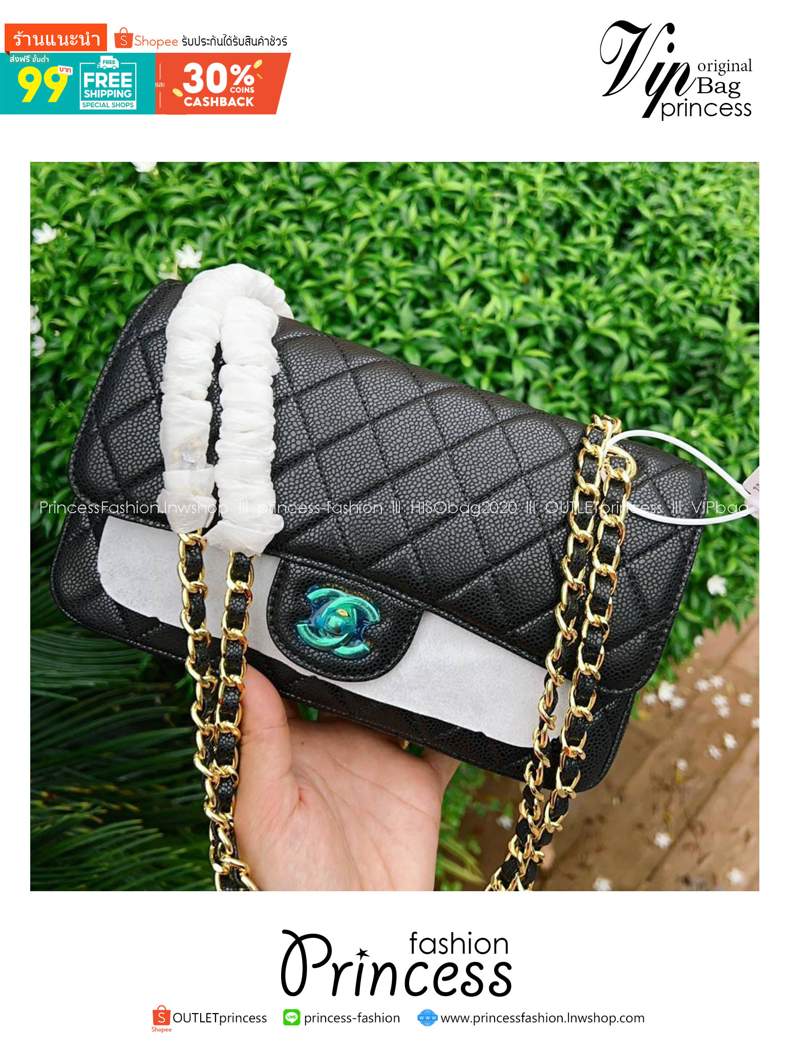 CHANEL CLASSIC CAVIAR LEATHER BAG กระเป๋าคลาสสิกรุ่นยอดนิยม รุ่นที่ใช้ได้ทุกยุคทุกสมัยจริงๆ ไม่มีคือพลาดที่สุด ^^ สวยยันเงาค่าสาวๆ! 🧡 เกรดออริจินอล ใช้งานต่างประเทศได้