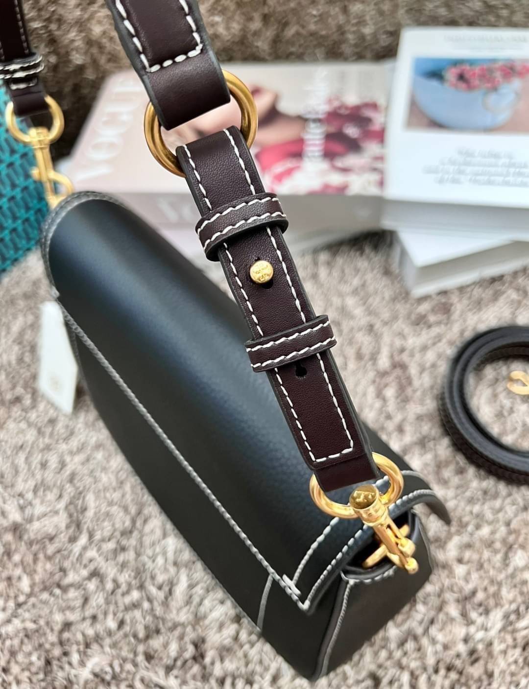 พร้อมส่ง 2 สี TORY BURCH FELIX CONVERTIBLE SHOULDER BAG กระเป๋าสะพาย เกรดท็อปออริ เกรดดีสุด สลับแท้ 1:1