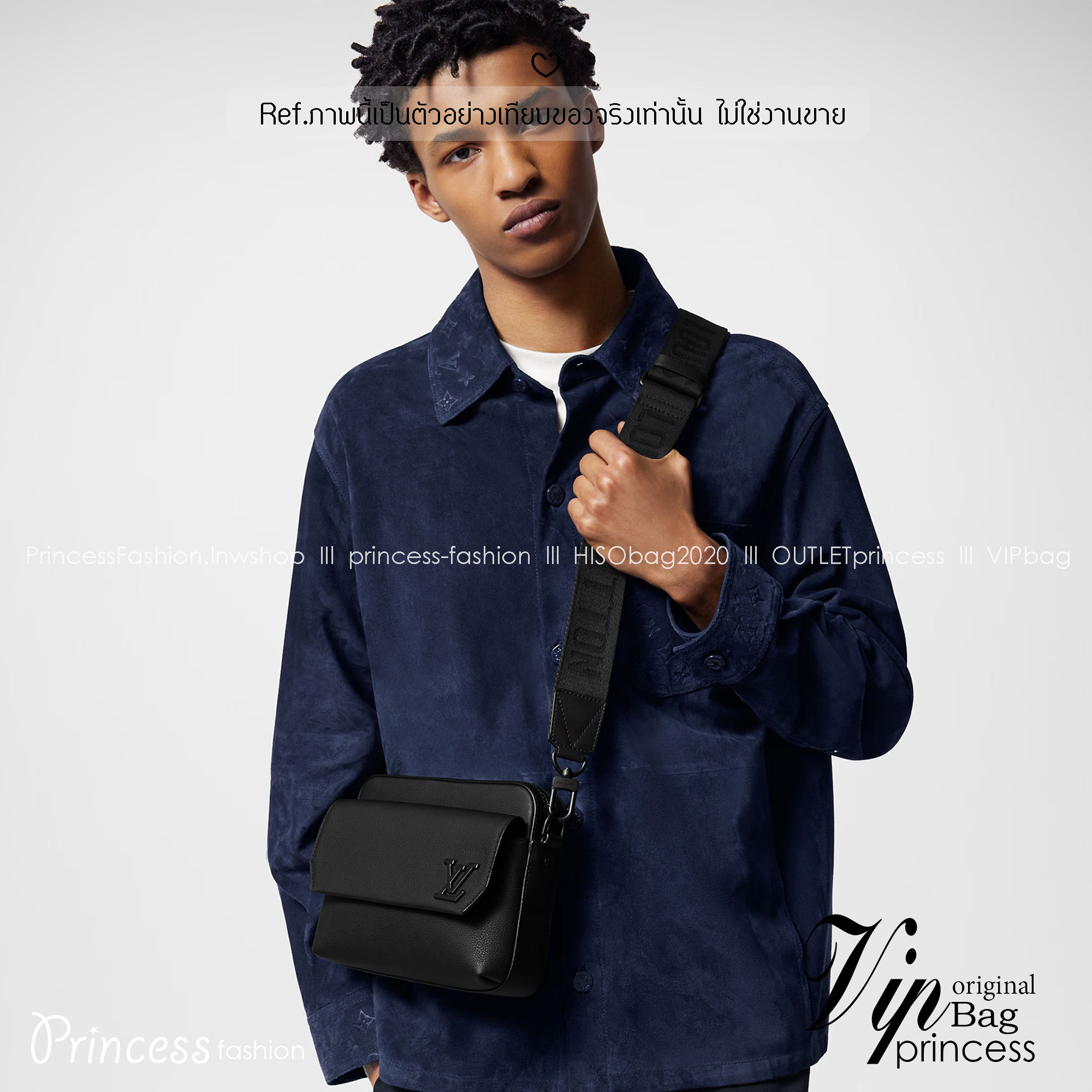 LV Fastline Messenger Bag กระเป๋าสะพาย ทรงแมสเซ็นเจอร์ สีดำเต็มใบสวยคลาสสิก หนังแท้สัมผัสนุ่ม ผสานสไตล์และฟังก์ชันการใช้งานเข้าด้วยกันอย่างลงตัว