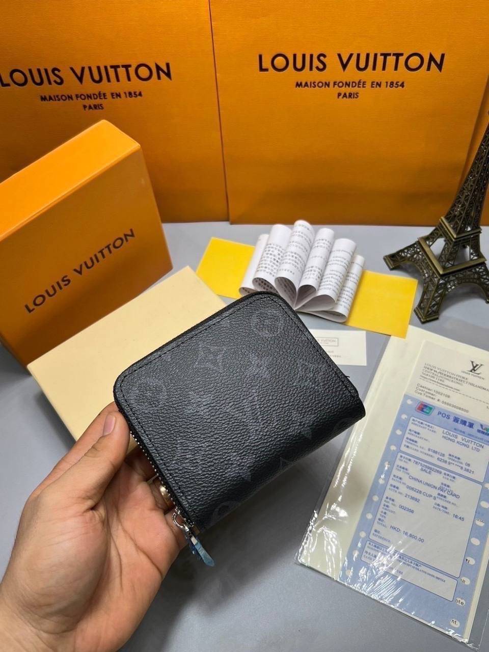 ORI หนังแท้ | LV Zippy Coin Purse / LV Short Wallet กระเป๋าสตางค์ใบสั้นกระเป๋าสตางค์ซิปรอบ 🤍 เกรดออริจินอล