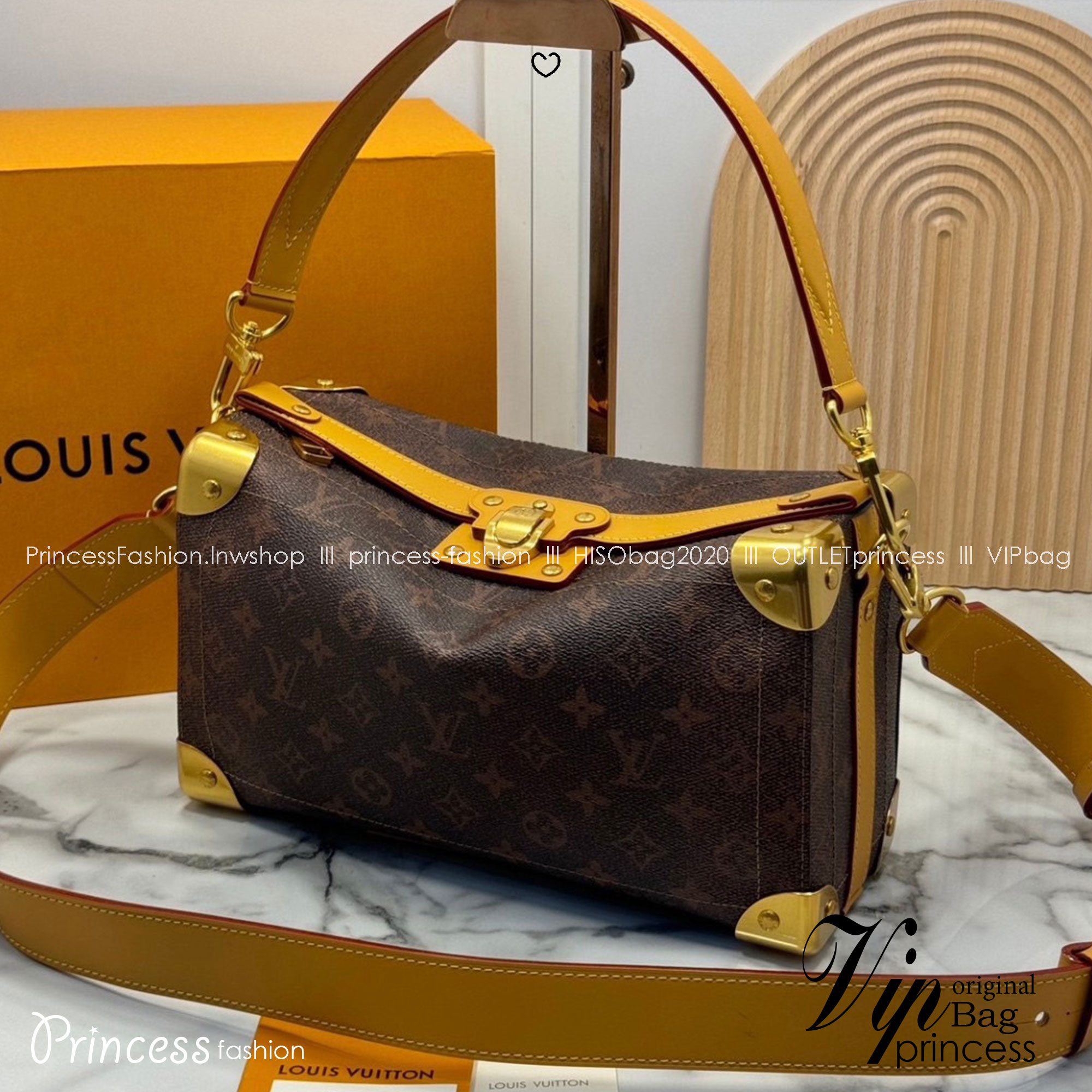 TOP ORI | LV Soul Trunk East West / lvpetite เกรดท็อปออริ เกรดดีสุด หนังแท้ สุดยอดกระเป๋าไอโคนิคสวยทรงเสน่ห์ รูปทรงกล่องปรับดีไซน์ยาวกว่าเดิม โดดเด่นด้วยหมุดเข้ามุม พร้อมตอบรับได้ทุกลุค ทุกสไตล์ไปเลยจ้า