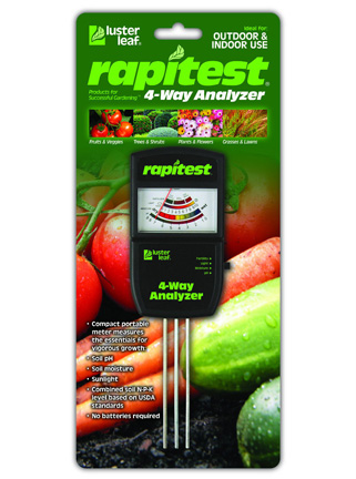 เครื่องวัดดิน แบบ 4in1 วัดปุ๋ย NPK โดยรวมในดิน, pH ดิน, ความชื้น และปริมาณแสง รุ่น 1880