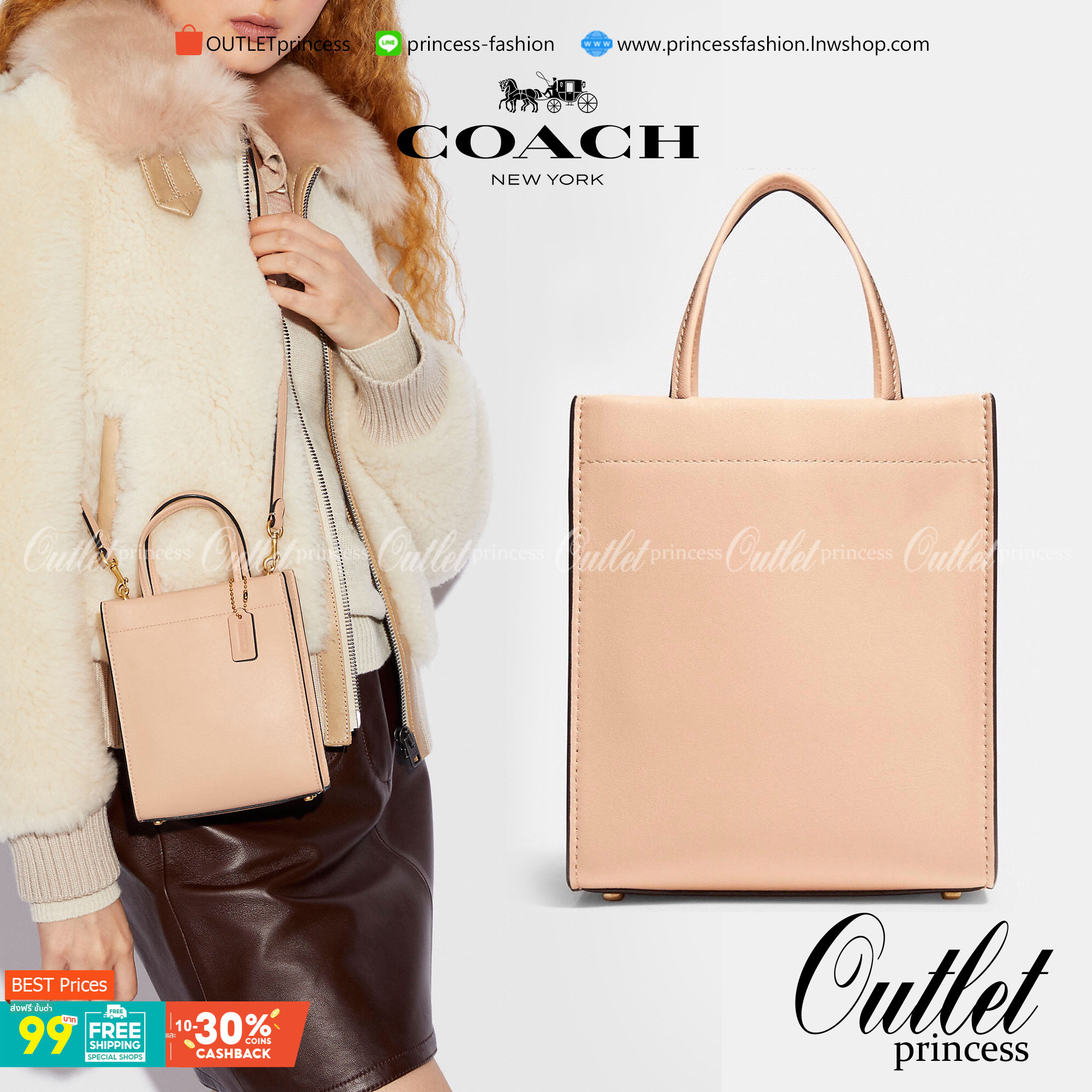 COACH MINI CASHIN TOTE ((C4828)) 💥พร้อมส่งที่ไทยรุ่นใหม่ล่าสุดค่ะ! กระเป๋าขนาดมินิ หนังแท้ หนังนิ่มสวย น่าใช้มากๆค่ะ ปากกระเป๋าแบบแม่เหล็ก ภายในสามารถใส่กระเป๋าเงินใบกลางได้;มือถือแบบตั้งได้ทุกรุ่น;ของจำเป็นจุกจิกสาวๆได้หลายอย่างนะคะ;พร้อมช่องเสีย