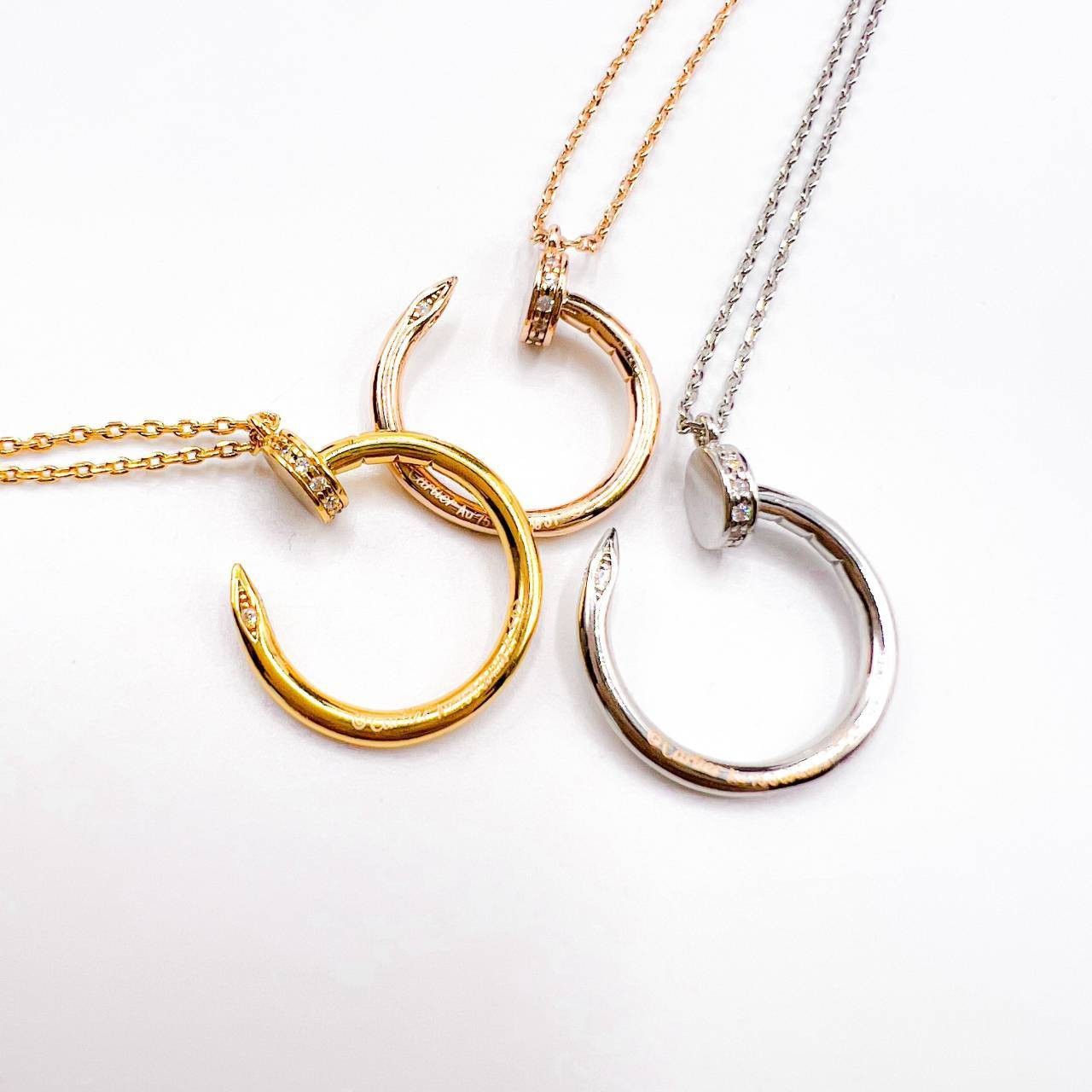 Cartier JUSTE UN CLOU NECKLACE สร้อยคอคาเทียร์ หัวตะปูหัวเพชร เกรดออริจินิล ปั้มทุกจุด วัสดุคุณภาพดี ไม่ลอกไม่ดำ พร้อมกล่องหนาตามแบบปั้มลายแบรนด์ ภาพสินค้าถ่ายจากงานขายจริง ใช้งานต่างประเทศได้