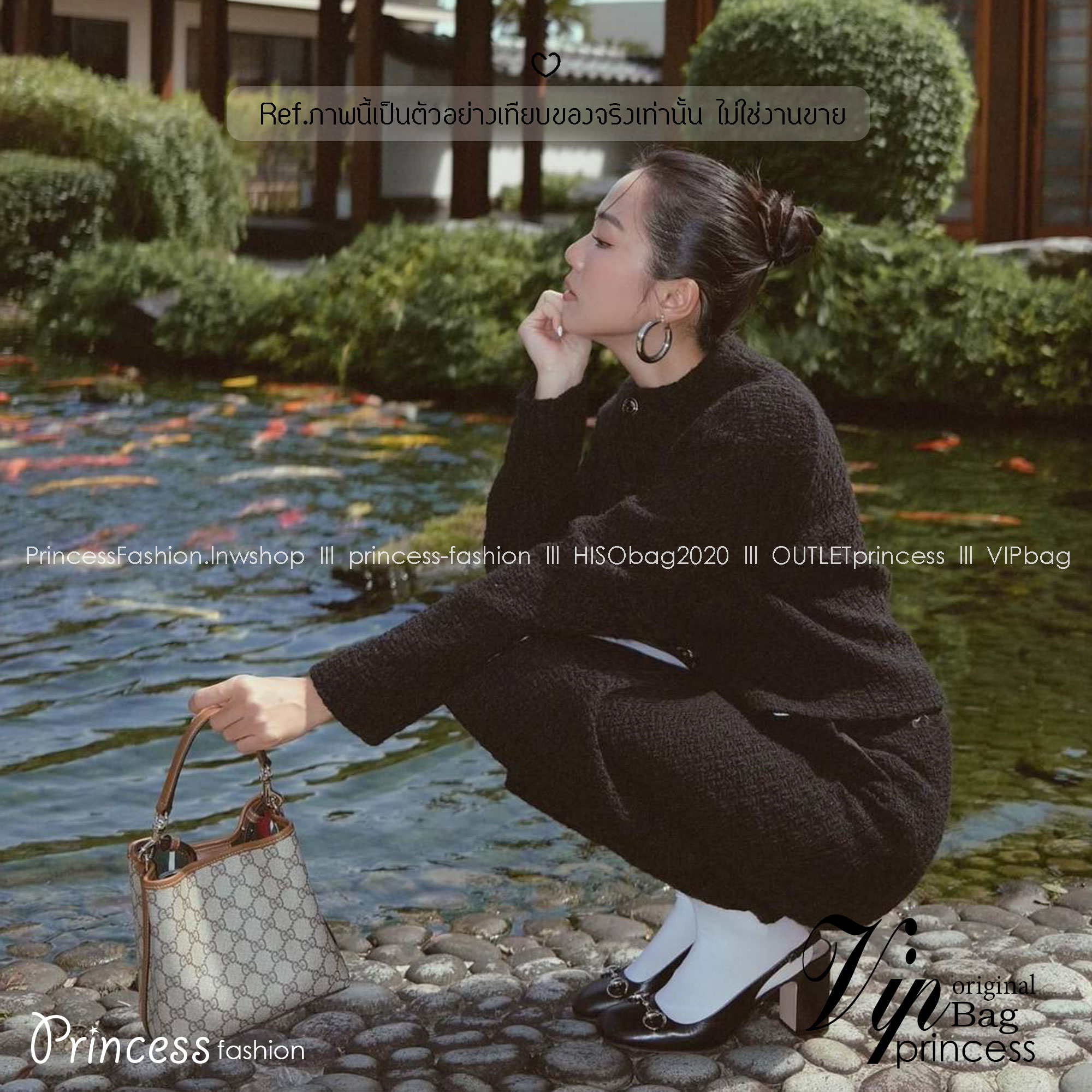 GUCCI GG Emblem mini bucket bag กระเป๋าทรงบัคเก็ตวินเทจรูปทรงใหม่ งานแบรนด์หรู รุ่นนี้ทำออกมาตอบโจทย์ความฮิตมีห่วงอยู่ด้านหน้า สำหรับห้อยตุ๊กตา พวงกุญแจ หรือจะผูกโบว์สวยๆก็เลิศ ดีไซส์สวยใช้งานง่าย ภายในโล่งกว้าง