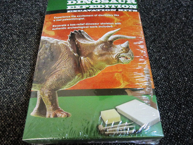ชุดขุดฟอสซิลไดโนเสาร์(แบบแผ่นฟอสซิลตั้งโชว์) Expedition Excavation Kits