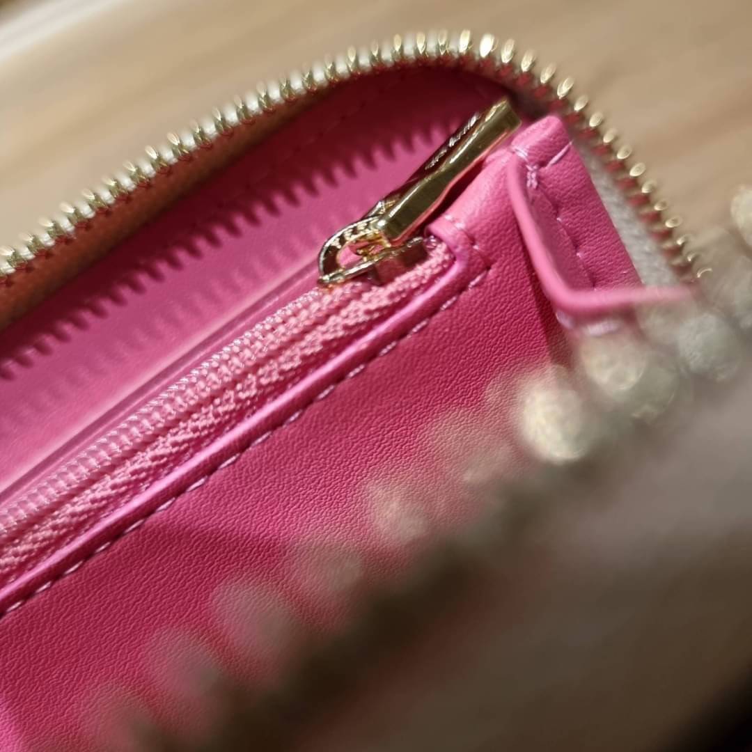 OUTLET 】COACH ACCORDION ZIP WALLET IN SIGNATURE CANVAS F86093 C3287 F98126 กระเป๋าสตางค์ใบยาว น่ารักน่าใช้