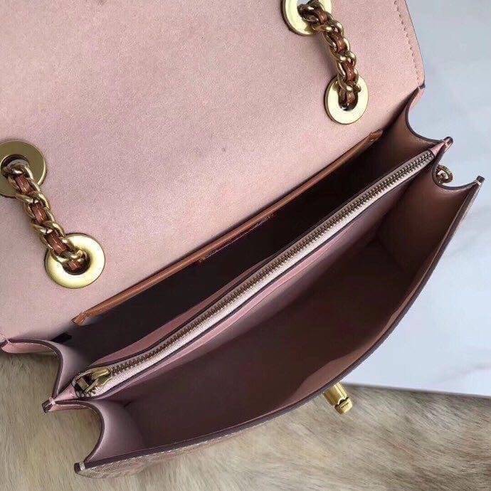 Coach Parker In Signature Canvas With Tea Rose