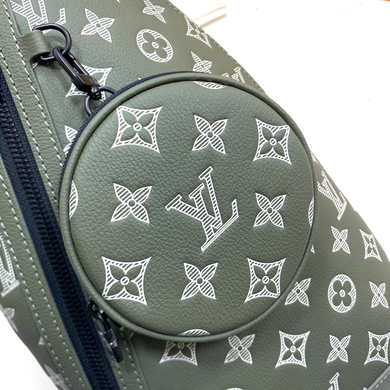 TOP ORI หนังแท้ | LV Duo Slingbag / LV Belt Bag กระเป๋าคาดอกดีไซน์ใหม่ สปอร์ตและดูหรูในตัว รูปทรงใช้งานง่ายได้ทุกลุค ที่สุดของไอเท็มขายดี