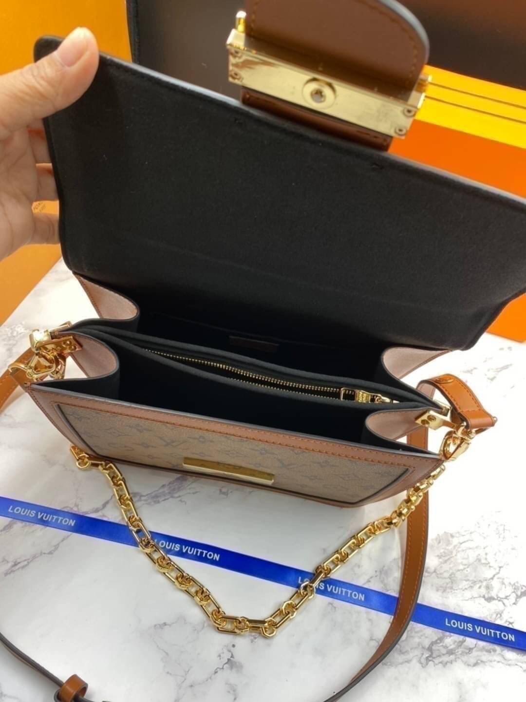 LOUIS VUITTON DAUPHINE MM 25cm เกรดออริจินอลสลับแท้ 1:1 ใช้งานต่างประเทศได้