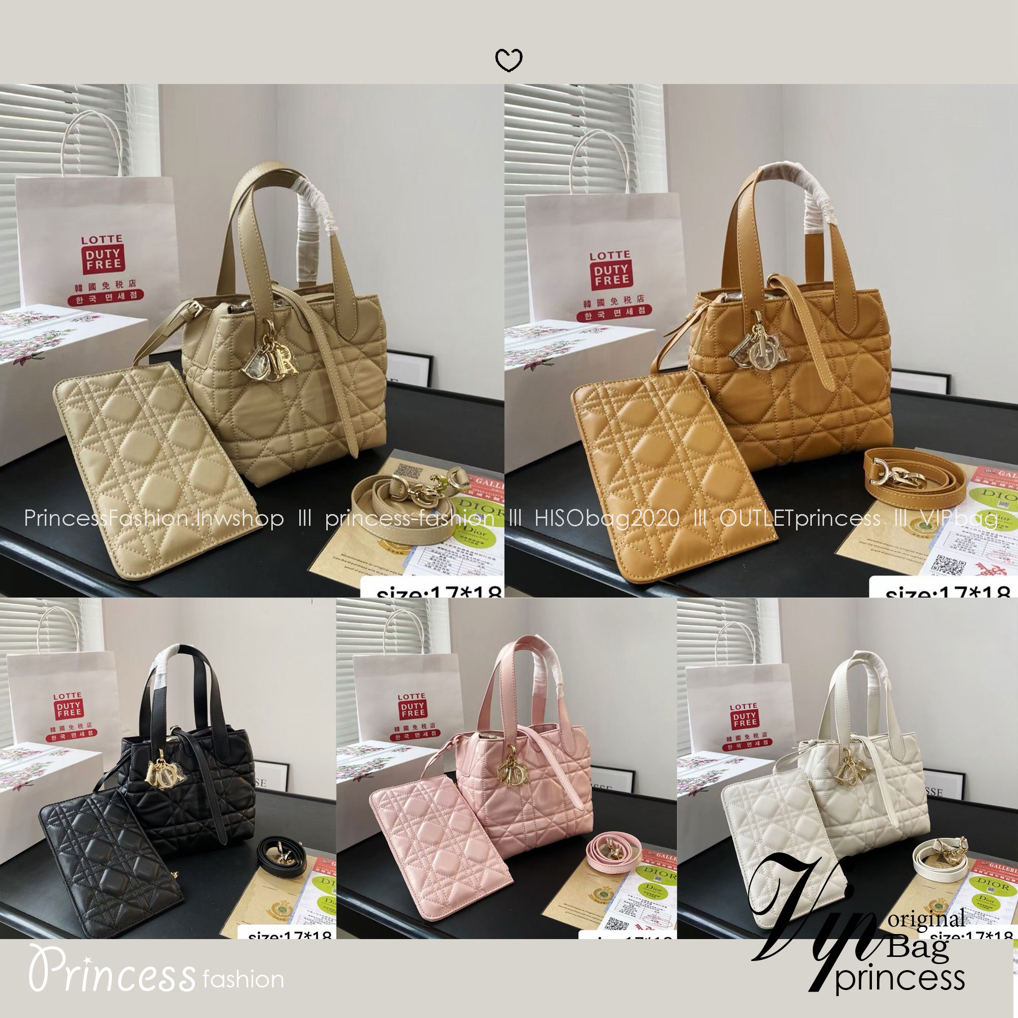 Dior Small Dior Toujours vertical tote bag 18cm กระเป๋าสะพายทรงบัคเก็ตไซส์ใหม่กะทัดรัด คลาสสิคหนังสวยหรูหราเกินราคา ดีไซน์นุ่มนวลทันสมัย
