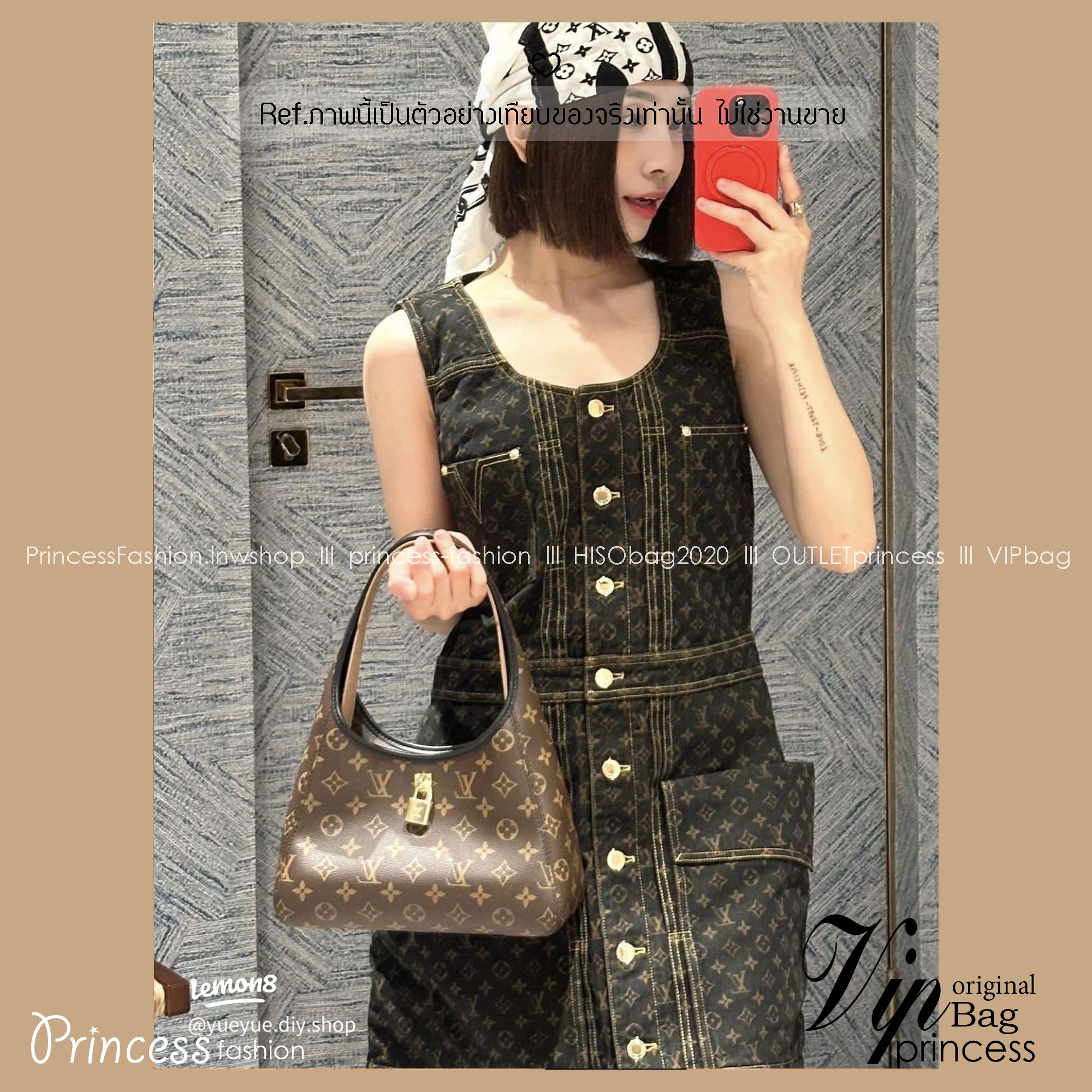 LV The Drop PM กระเป๋าสะพายทรงโฮโบหูจับในตัว ยกให้เป็นเจ้าต้าวน่าร้ากกกก! ที่ใครเห็นต้องเป็นคลั่งรัก คลาสสิค ผู้ดี หรูหราได้ทุกลุค ทุกสไตล์