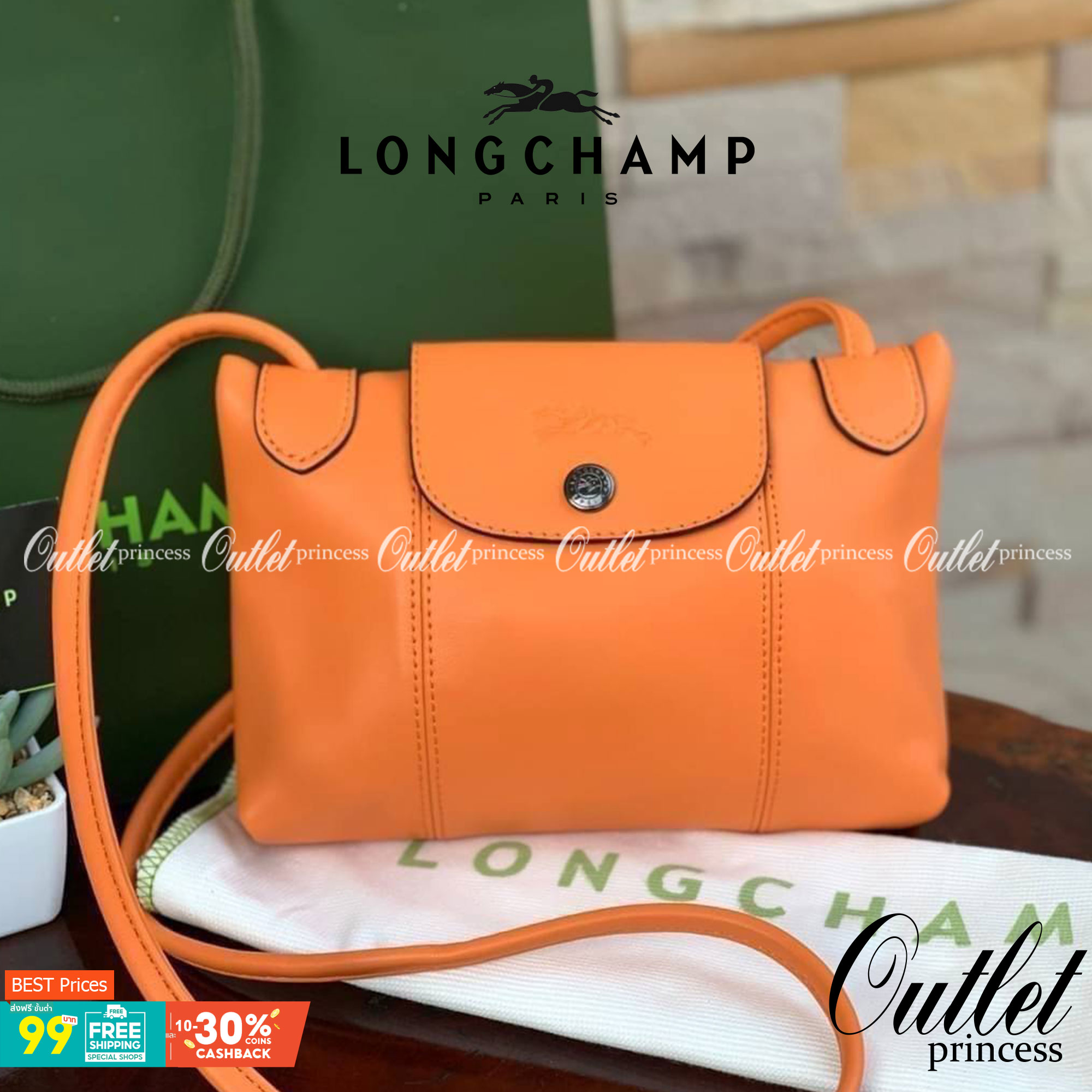 Longchamp Le Pliage Cuir Crossbody Bag อีกหนึ่งคอลเลคชั่น Le Pliage Cuir หนึ่งในตระกูลกระเป๋าสุดไอคอนิก