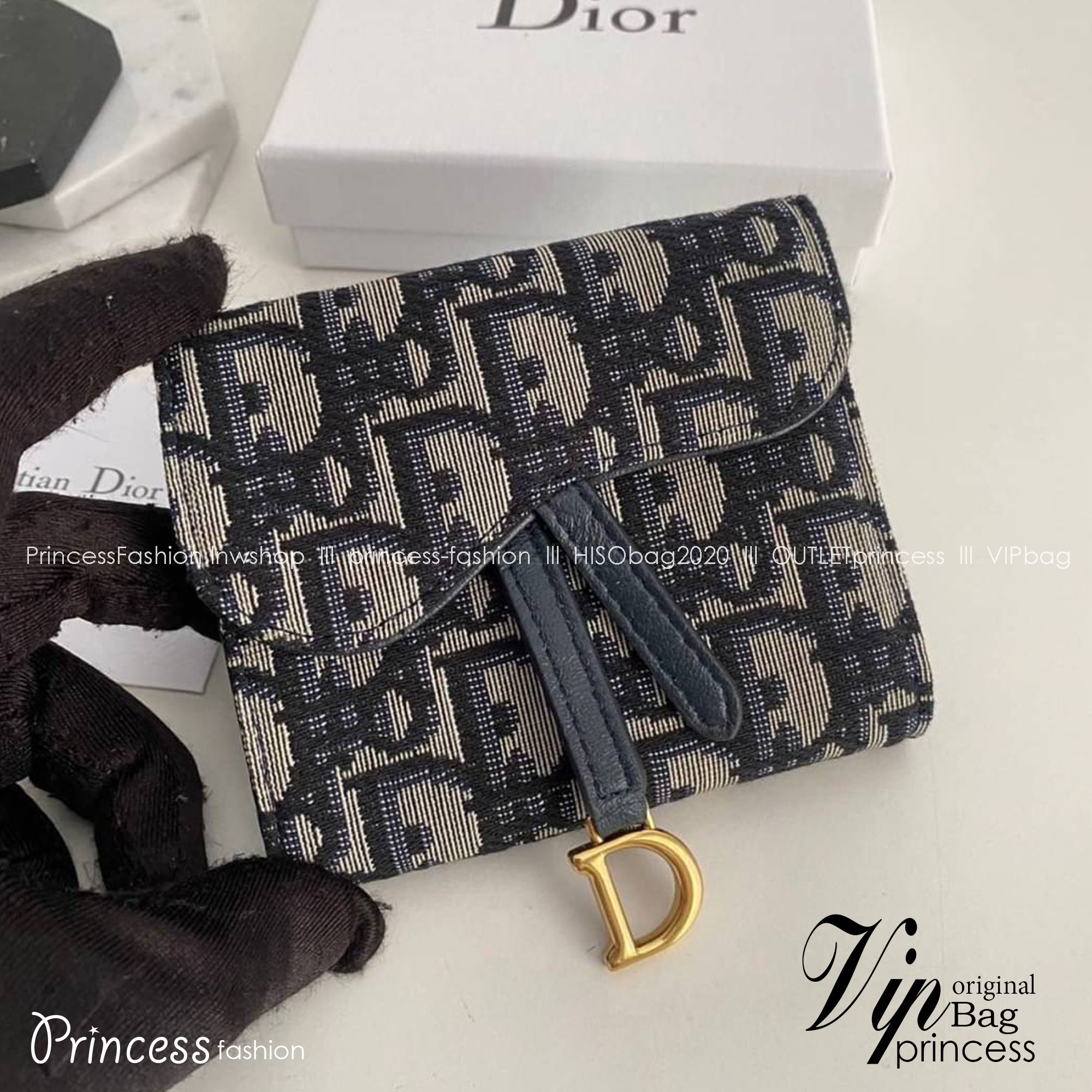 พร้อมส่ง 3 แบบ Dior wallet monogram MEN / DIOR Trifold Wallet / DIOR Coin 7 Card Wallet กระเป๋าสตางค์ดิออร์ กระเป๋าใส่เหรียญใส่การ์ด เกรดออริ สลับแท้ 1:1 ใช้ต่างประเทศได้