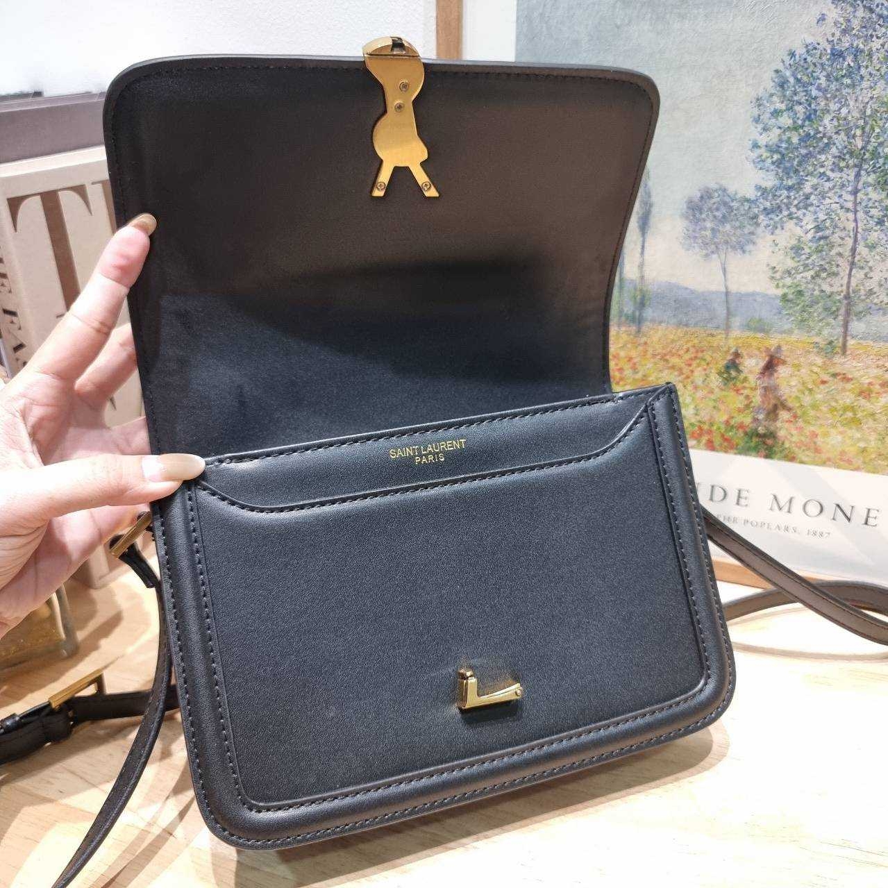 YSL Solferino satchel in box กระเป๋าสะพายโรเซ่ข้างโลโก้โดดเด่น ดีเทลดูแพง เกรดออริ 1:1 ใช้งานต่างประเทศได้