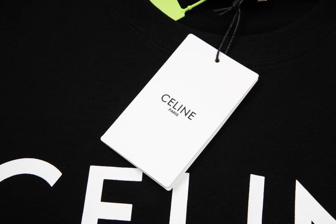 Celine T-Shirt / CL T-Shirts เสื้อยืดแบรนด์เนม เสื้อแบรนด์หรู เกรดออริจินอล สลับแท้ ภาพถ่ายจากงานจริง ใช้งานต่างประเทศได้